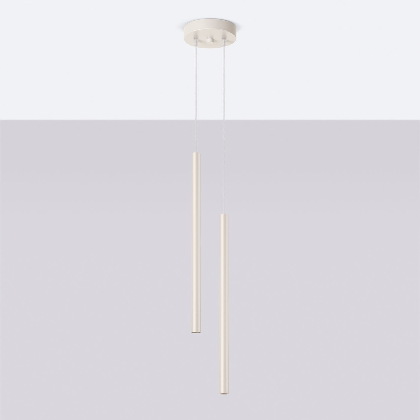 Lampa wisząca Pastelo 2 beżowa