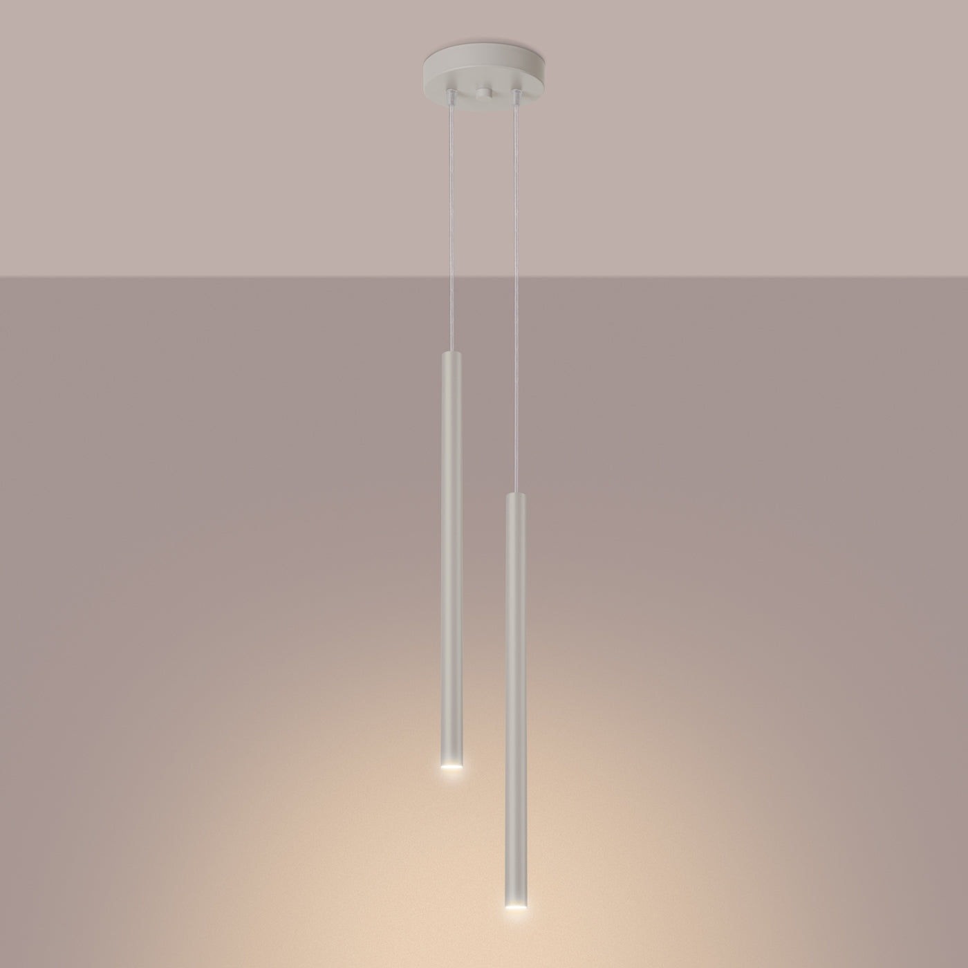 Lampa wisząca Pastelo 2 beżowa