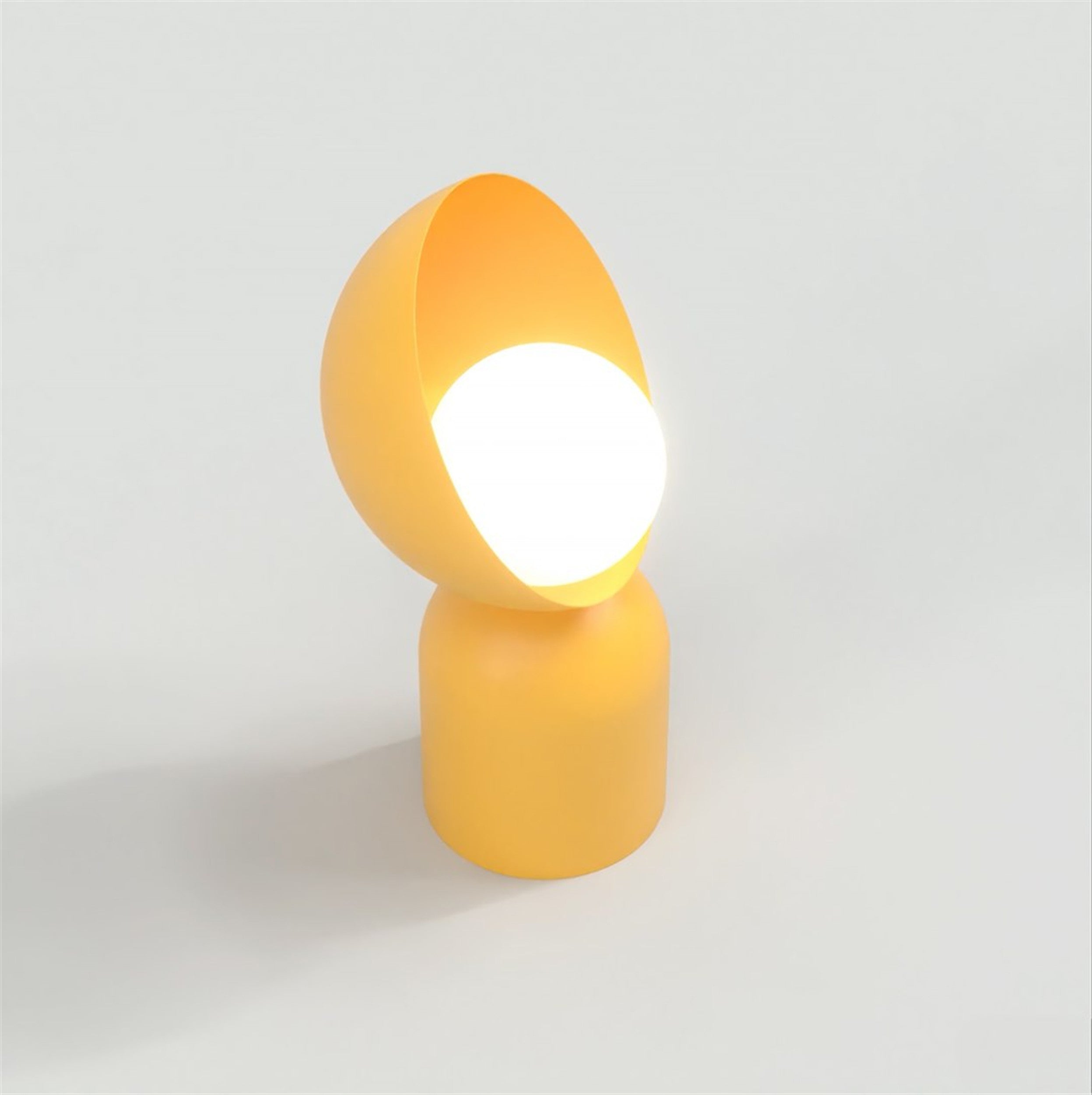Lampa stołowa Boto 31 cm pomarańczowa