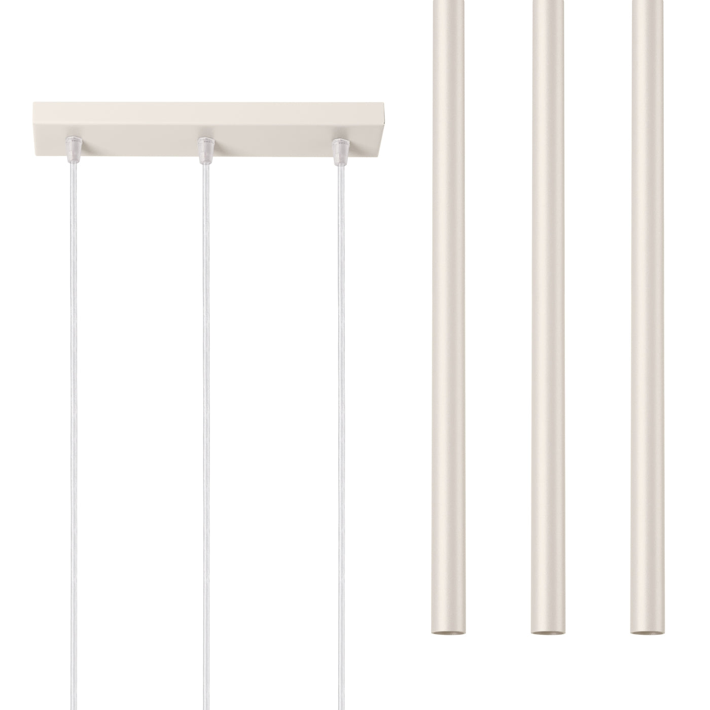 Lampa wisząca Pastelo 3 beżowa