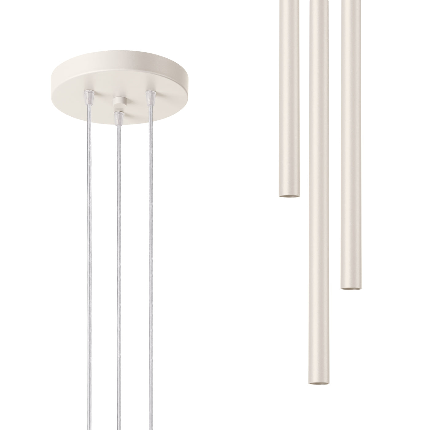 Lampa wisząca Pastelo 3P beżowa