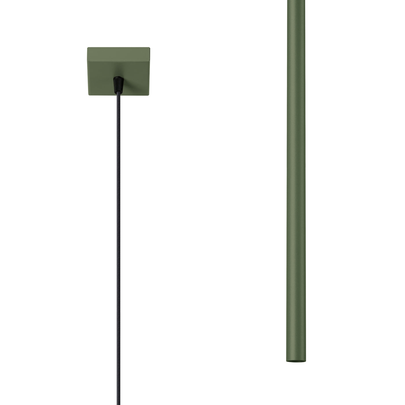 Lampa wisząca Pastelo 1 zielona oliwka