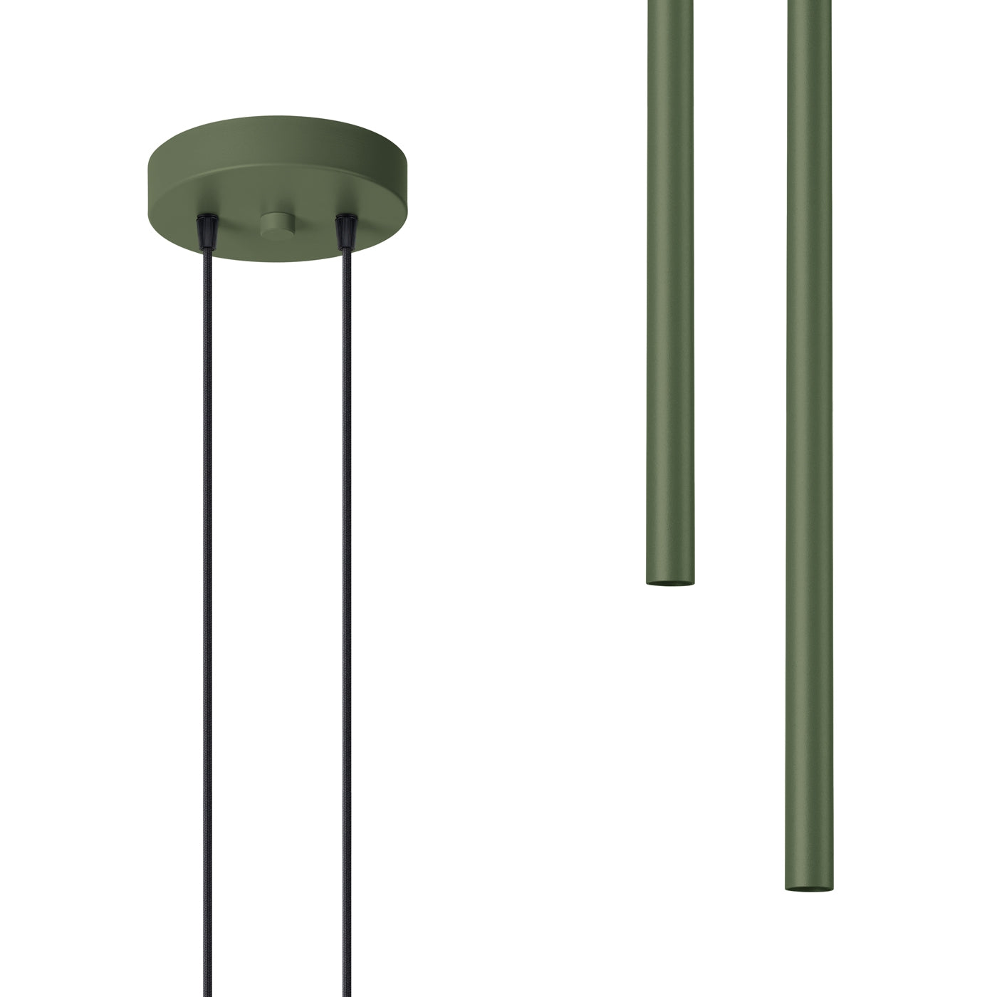 Lampa wisząca Pastelo 2 zielona oliwka