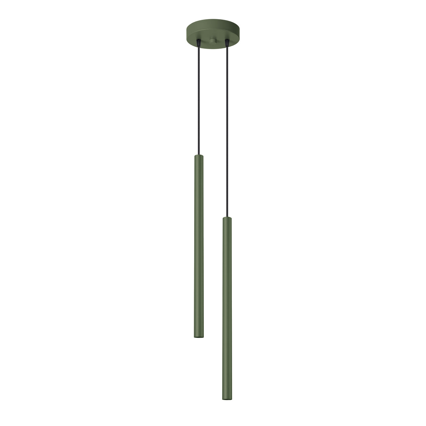 Lampa wisząca Pastelo 2 zielona oliwka
