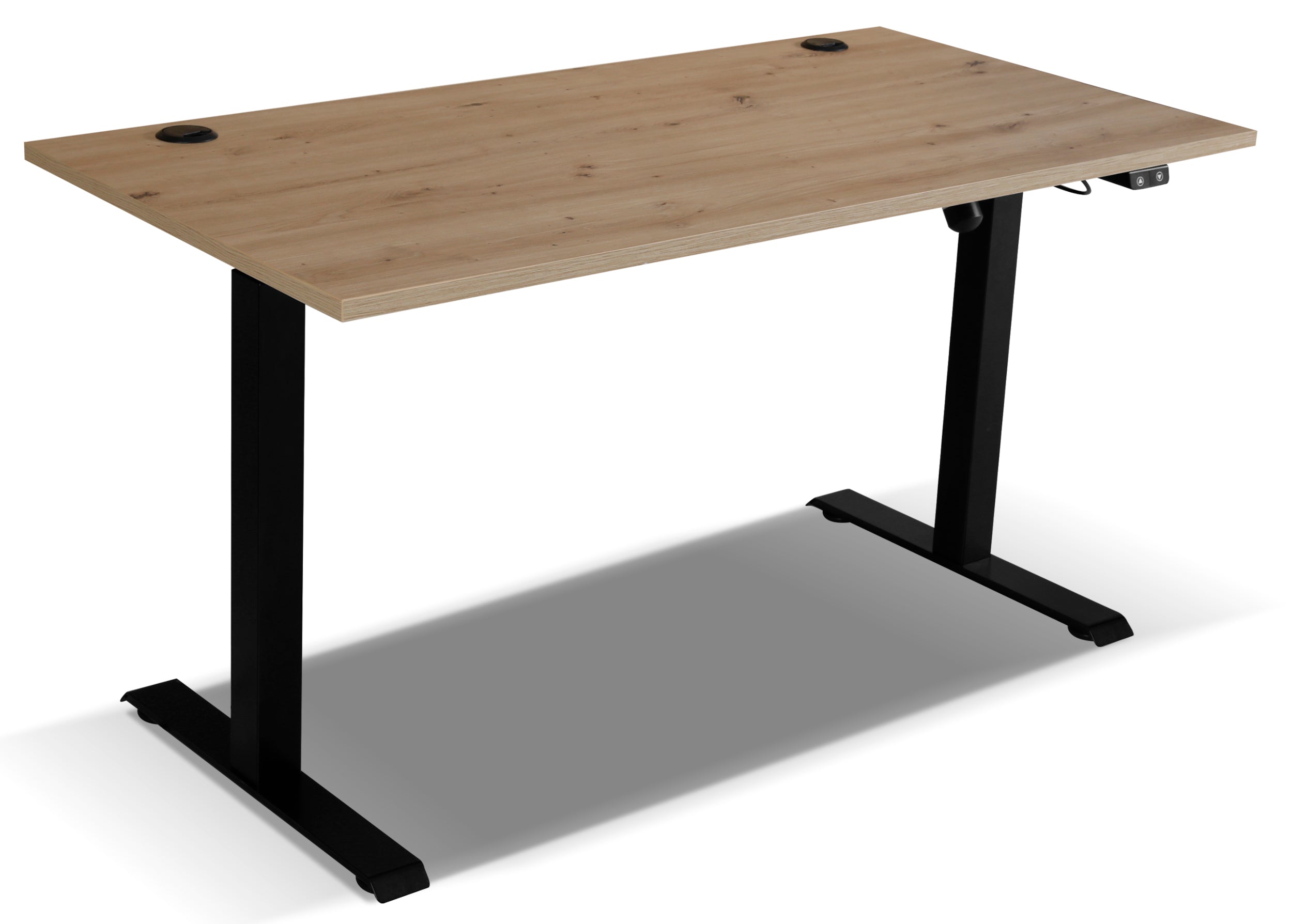 Biurko regulowane elektrycznie Stundly 138 cm Dąb artisan