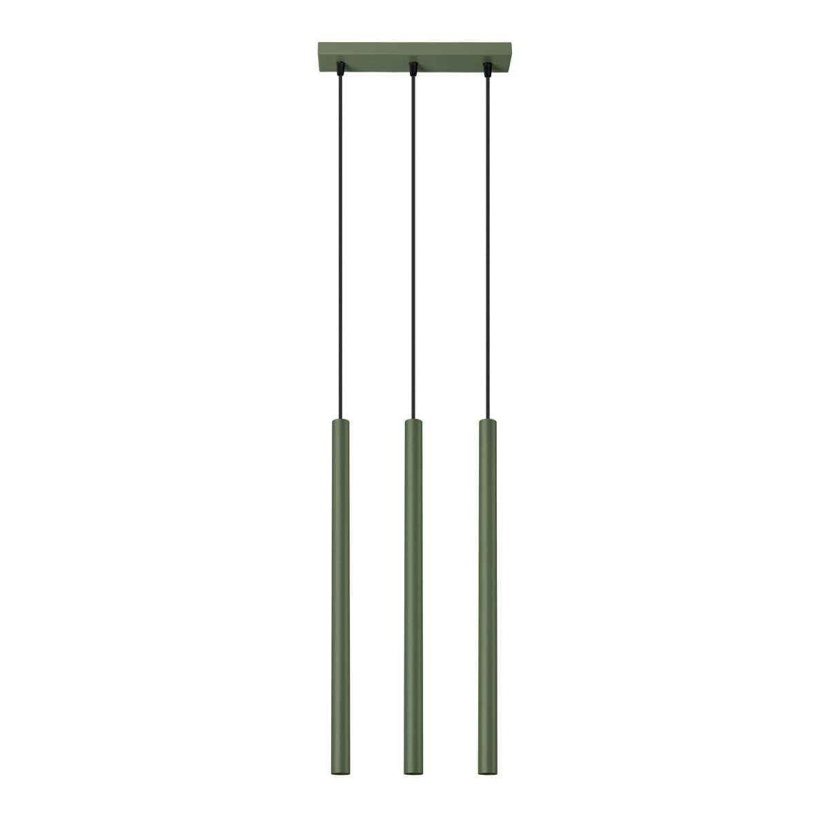 Lampa wisząca Pastelo 3 zielona oliwka