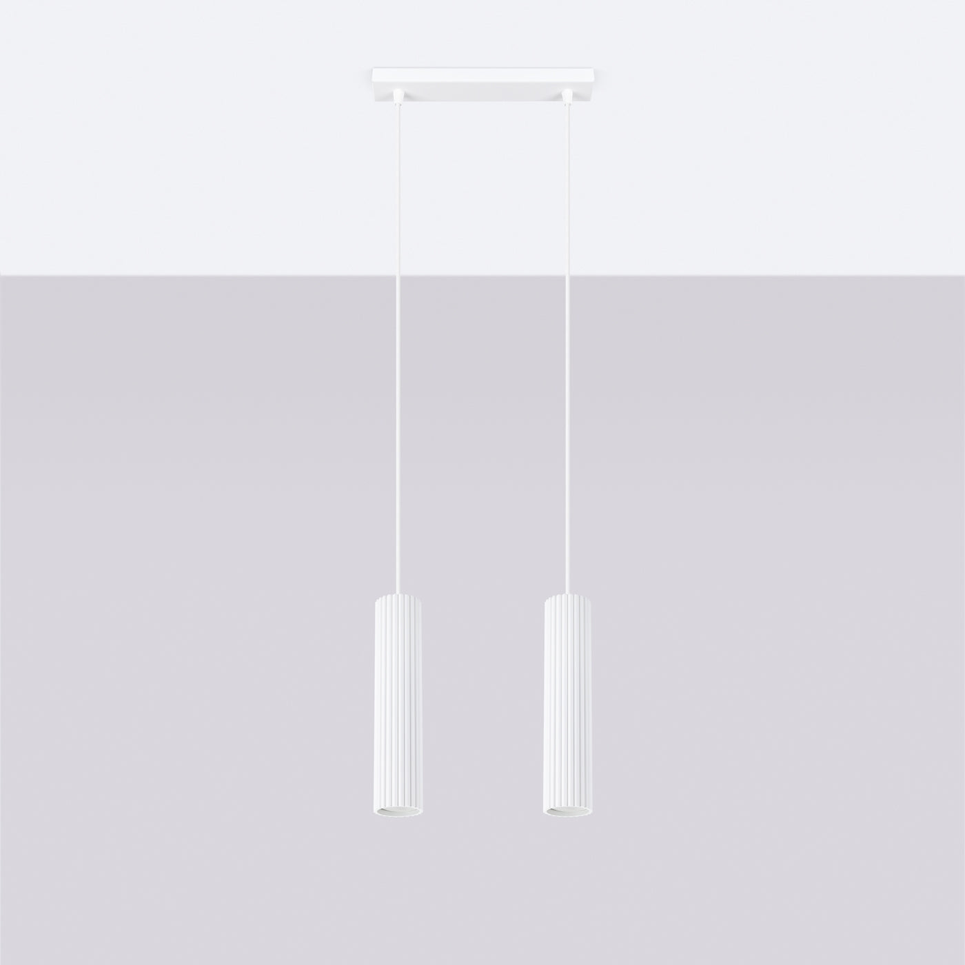 Lampa wisząca Karbon 2 biały