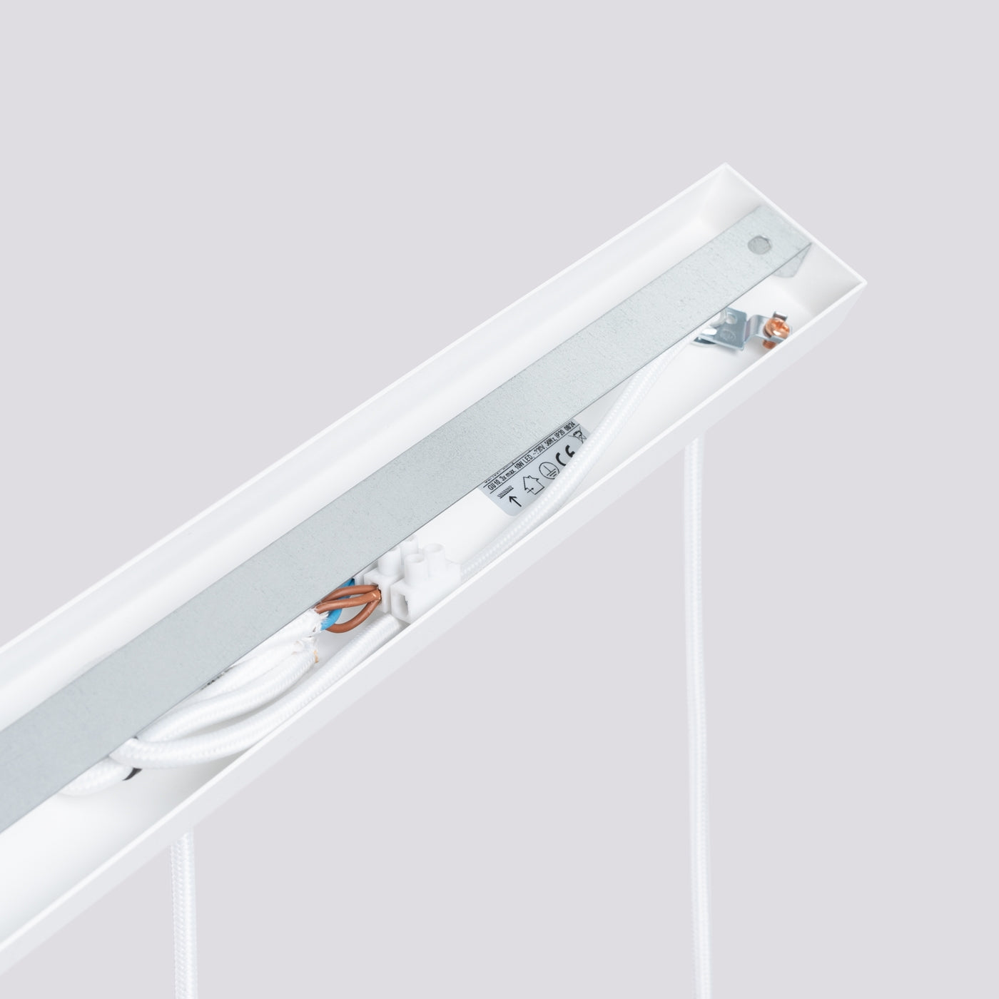 Lampa wisząca Karbon 3L biały