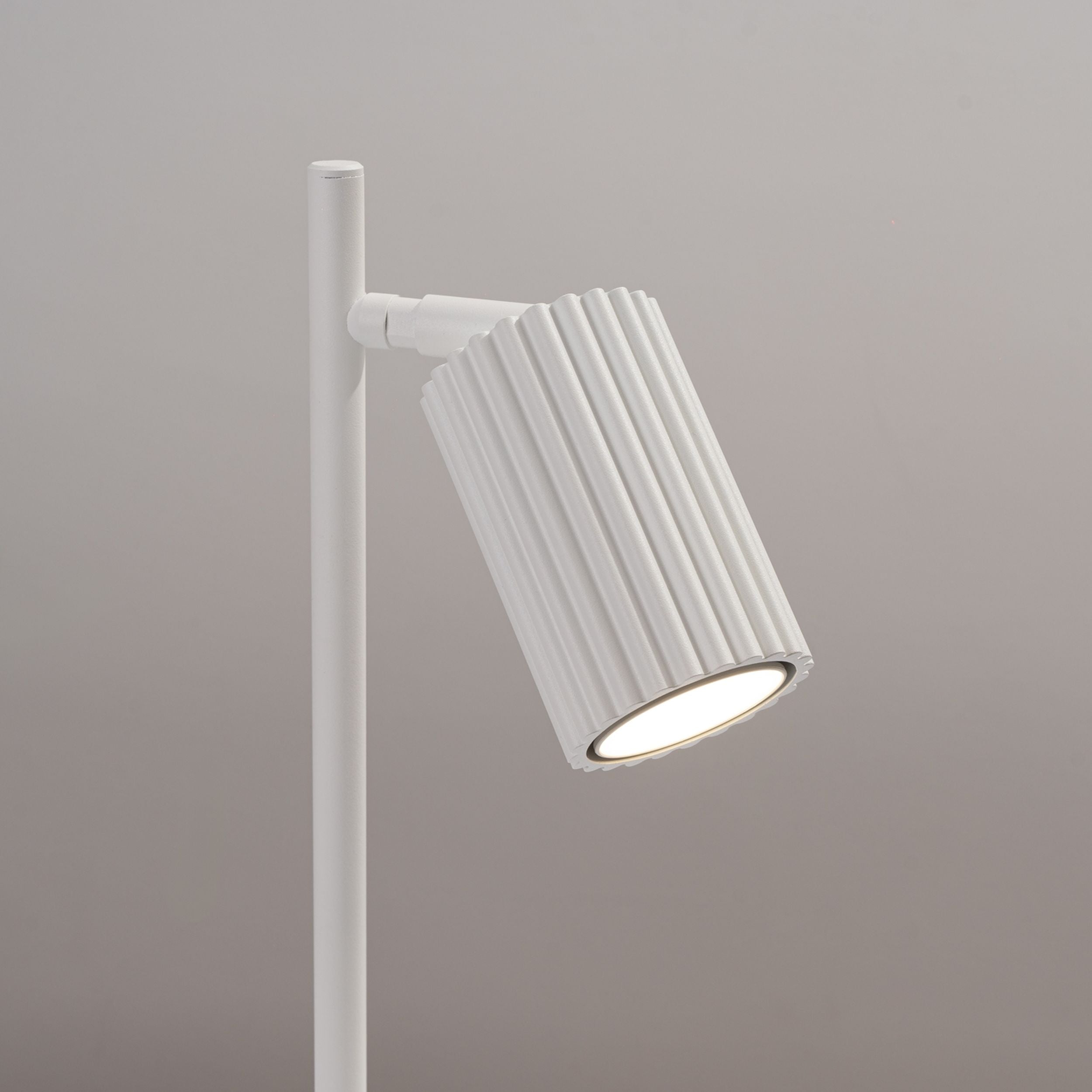 Lampka na biurko Karbon biała