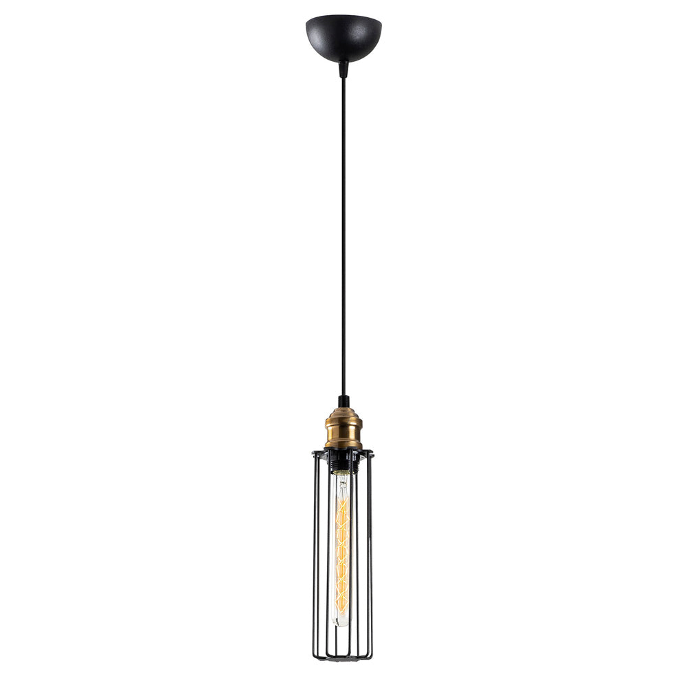 Lampa sufitowa Sirarer industrialna średnica 8 cm czarna