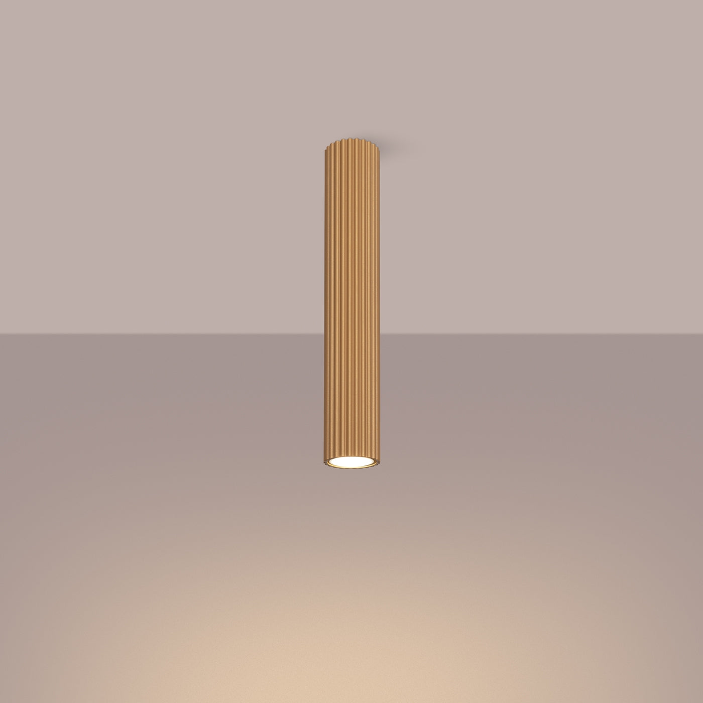 Spot tuba Karbon 40 cm złoty