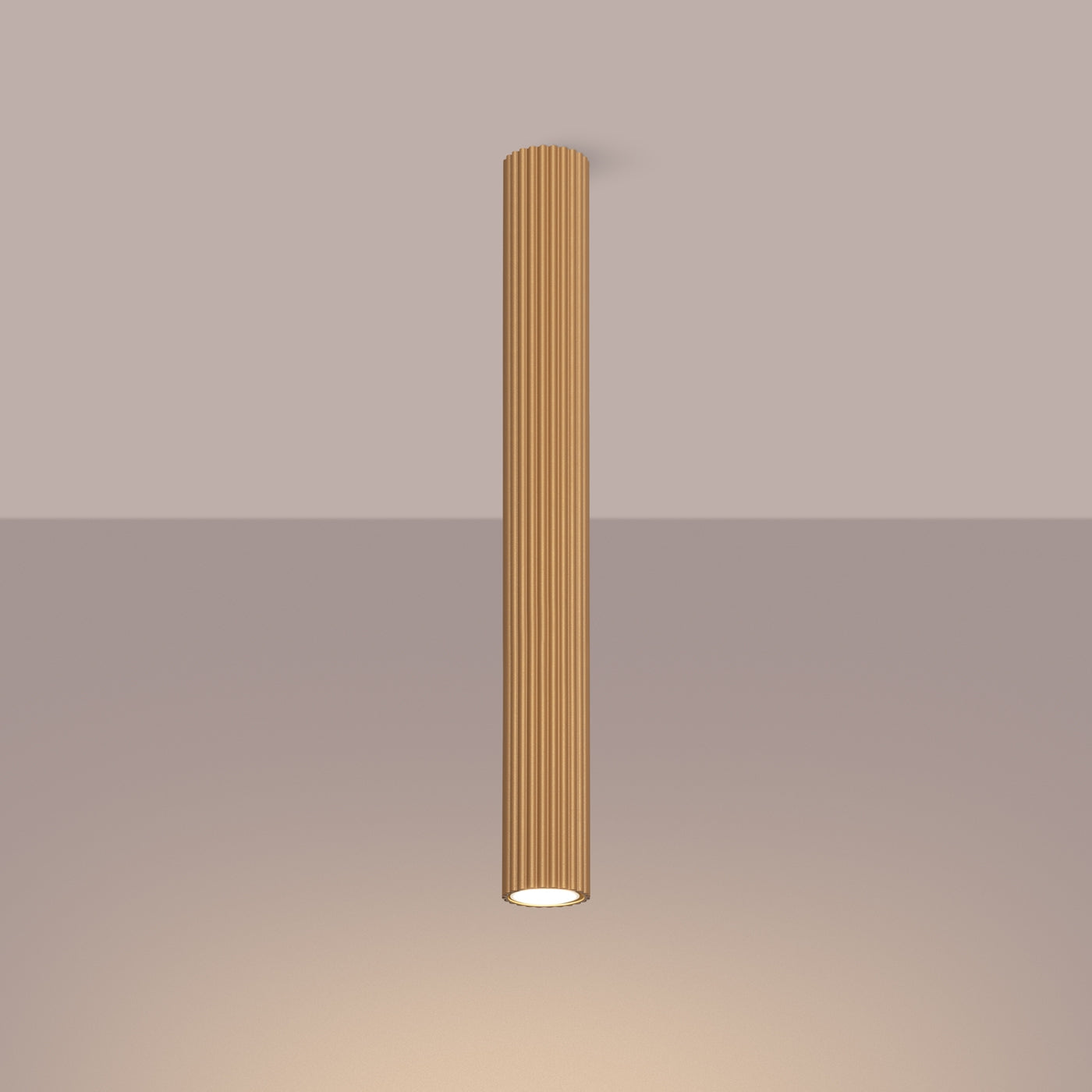 Spot tuba Karbon 60 cm złoty