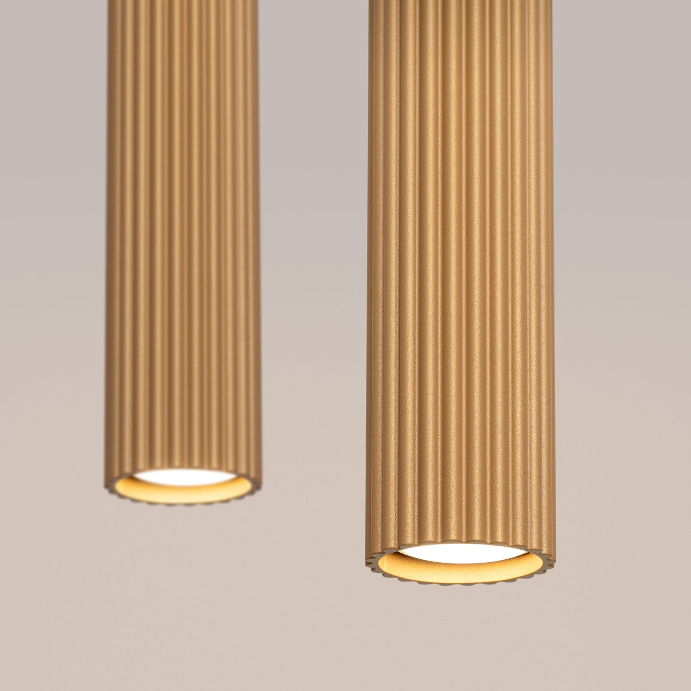 Lampa wisząca Karbon 2 złota
