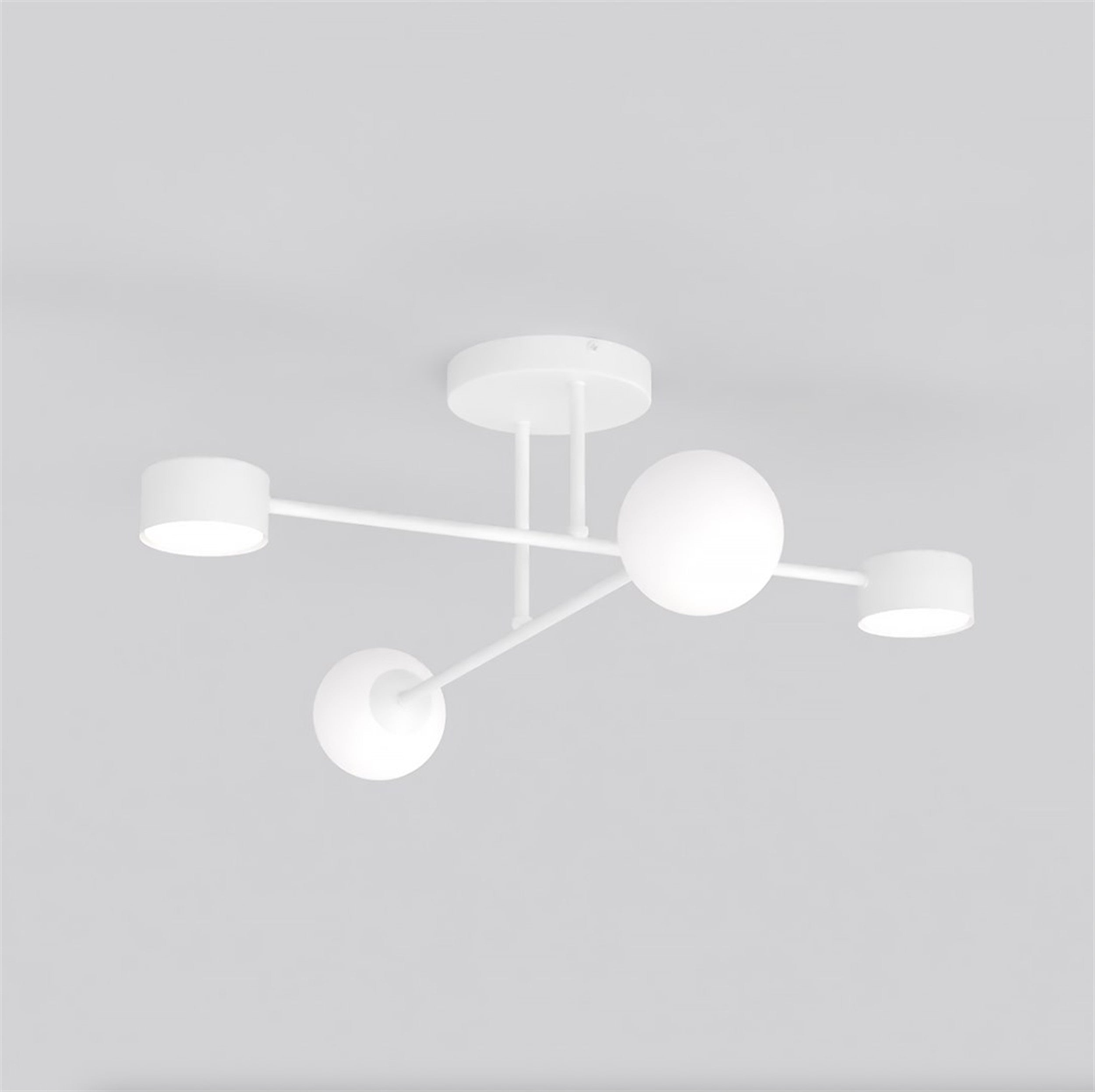Lampa wisząca Holon x4 biała