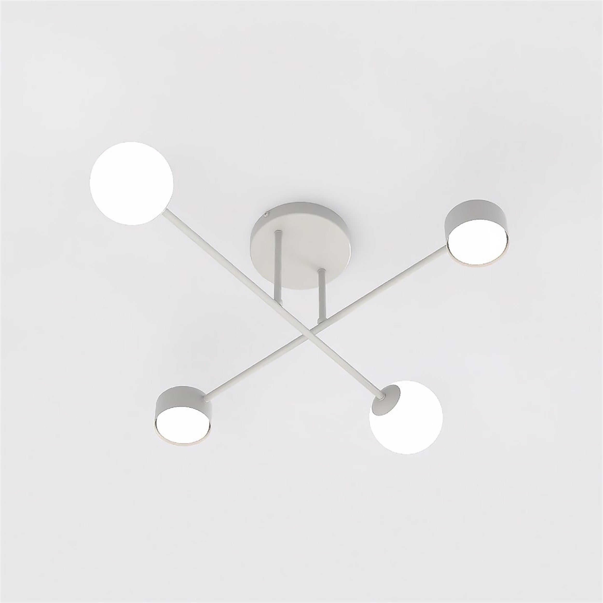 Lampa wisząca Holon x4 szara
