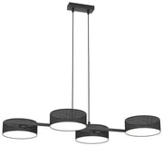 Lampa wisząca Drumz x4 czarna