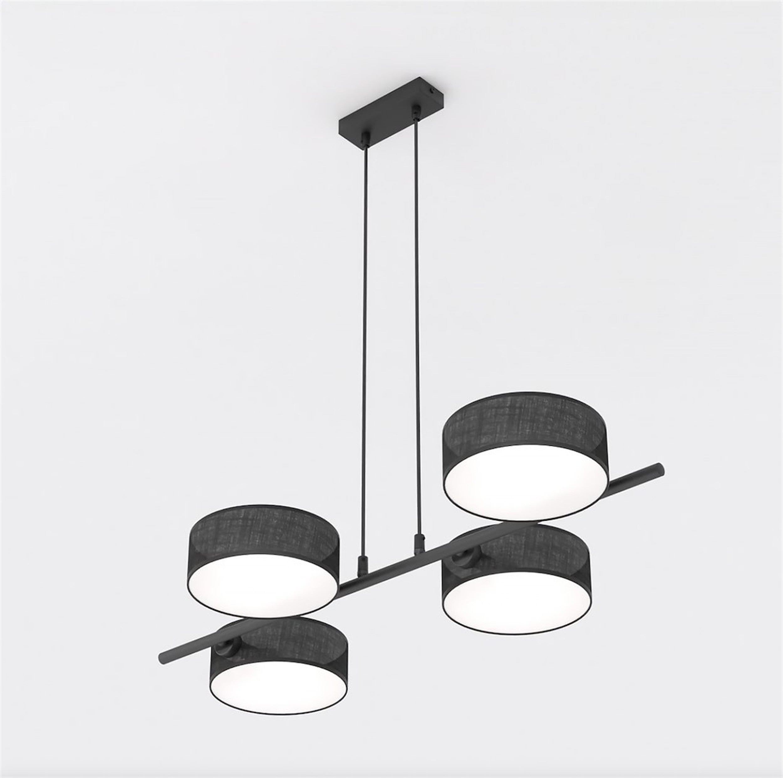 Lampa wisząca Drumz x4 czarna