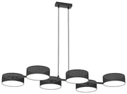 Lampa wisząca Drumz x6 czarna