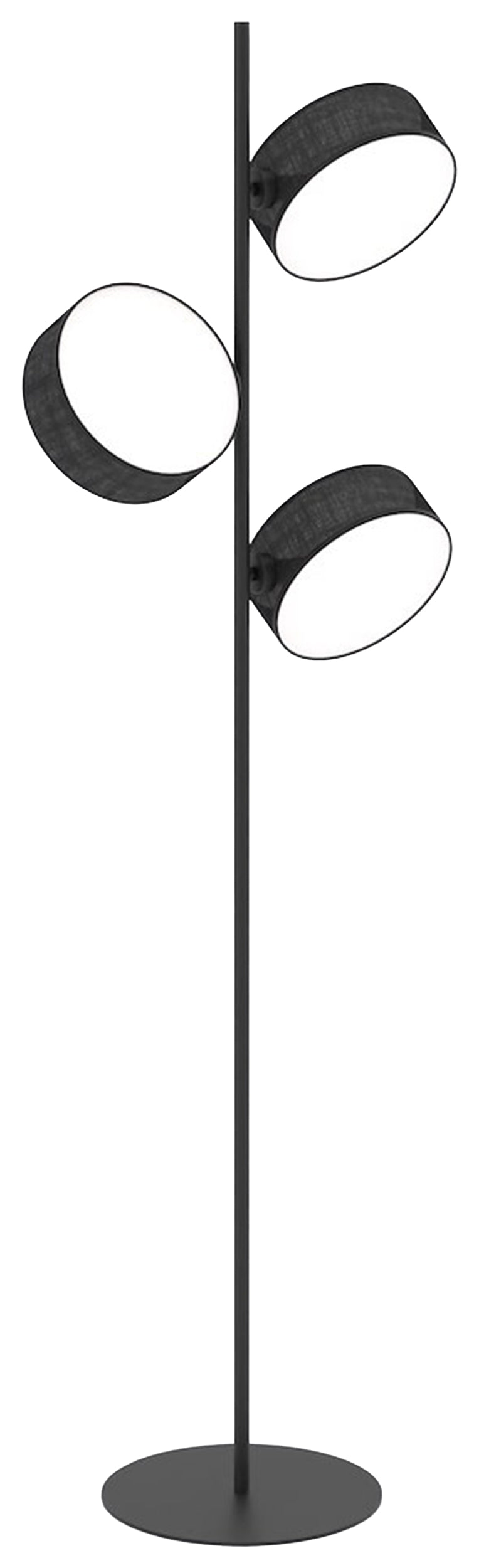 Lampa podłogowa Drumz x3 czarna