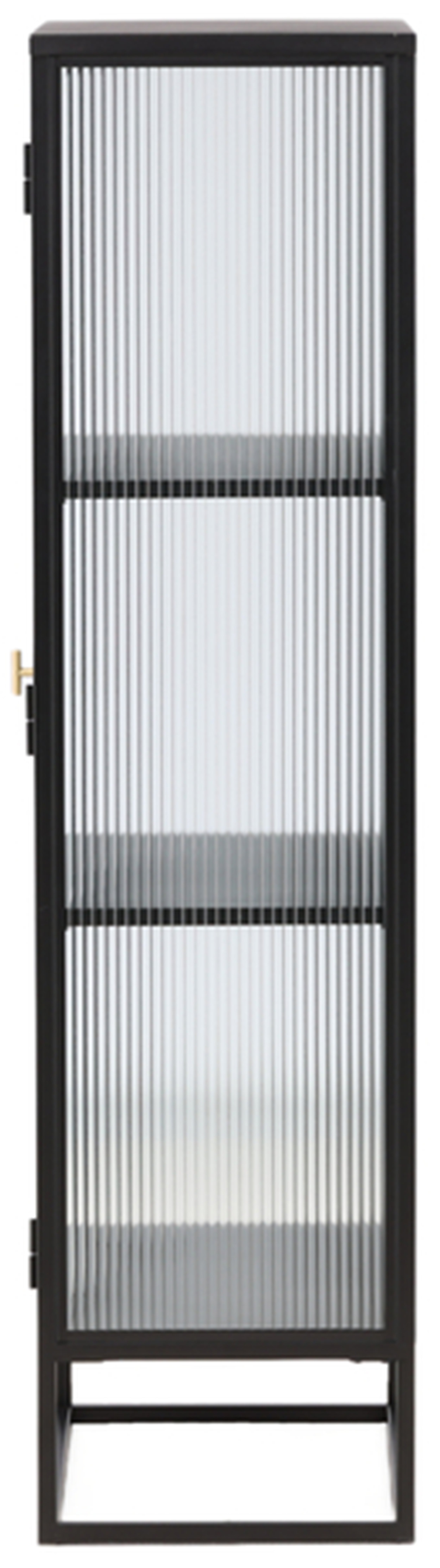 Witryna metalowa Garis 160 cm czarna