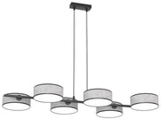 Lampa wisząca Drumz x6 szara