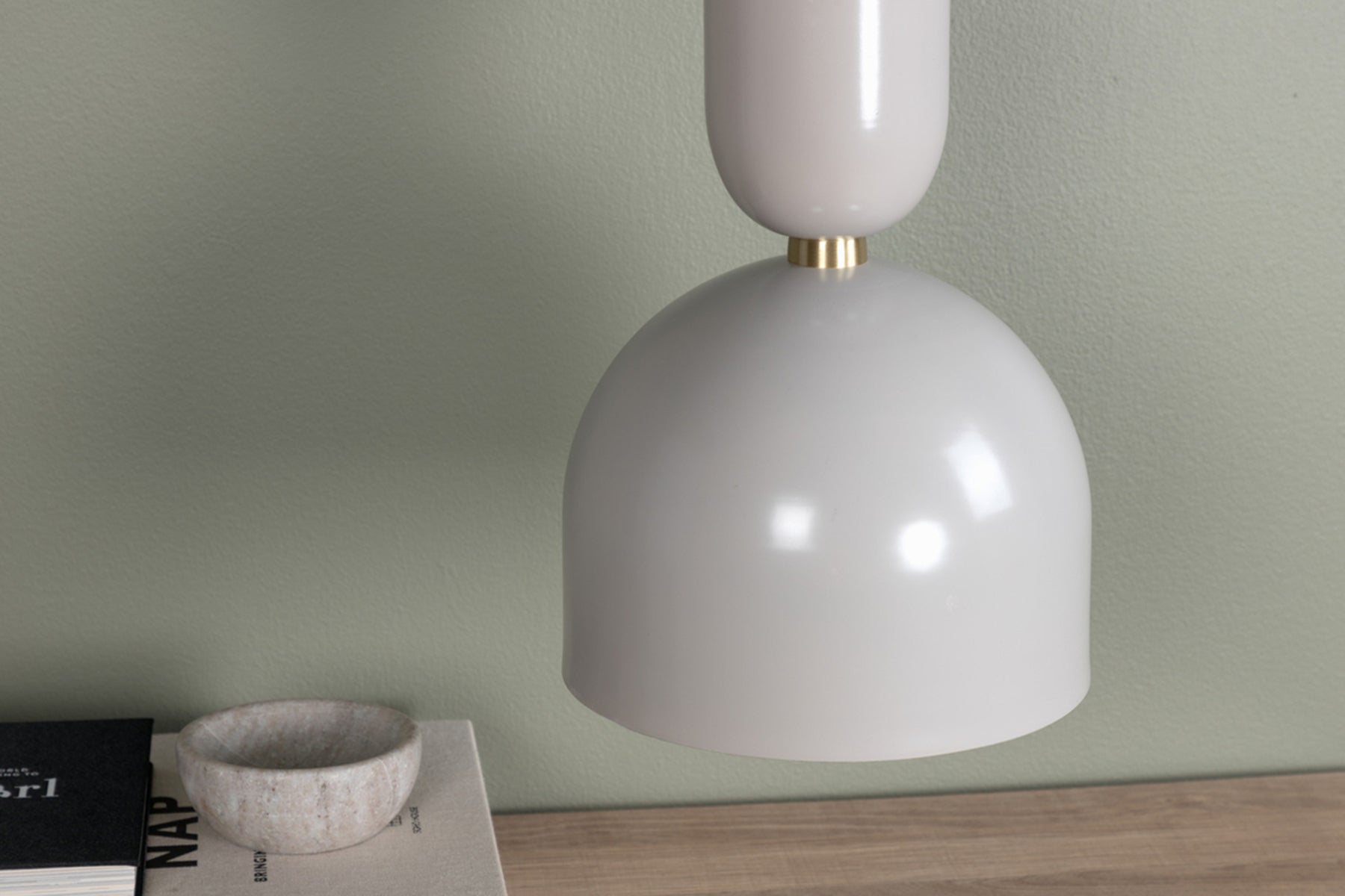 Lampa sufitowa Timmily 20 cm jasnoszara