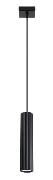 Lampa wisząca Karbon x1 czarna