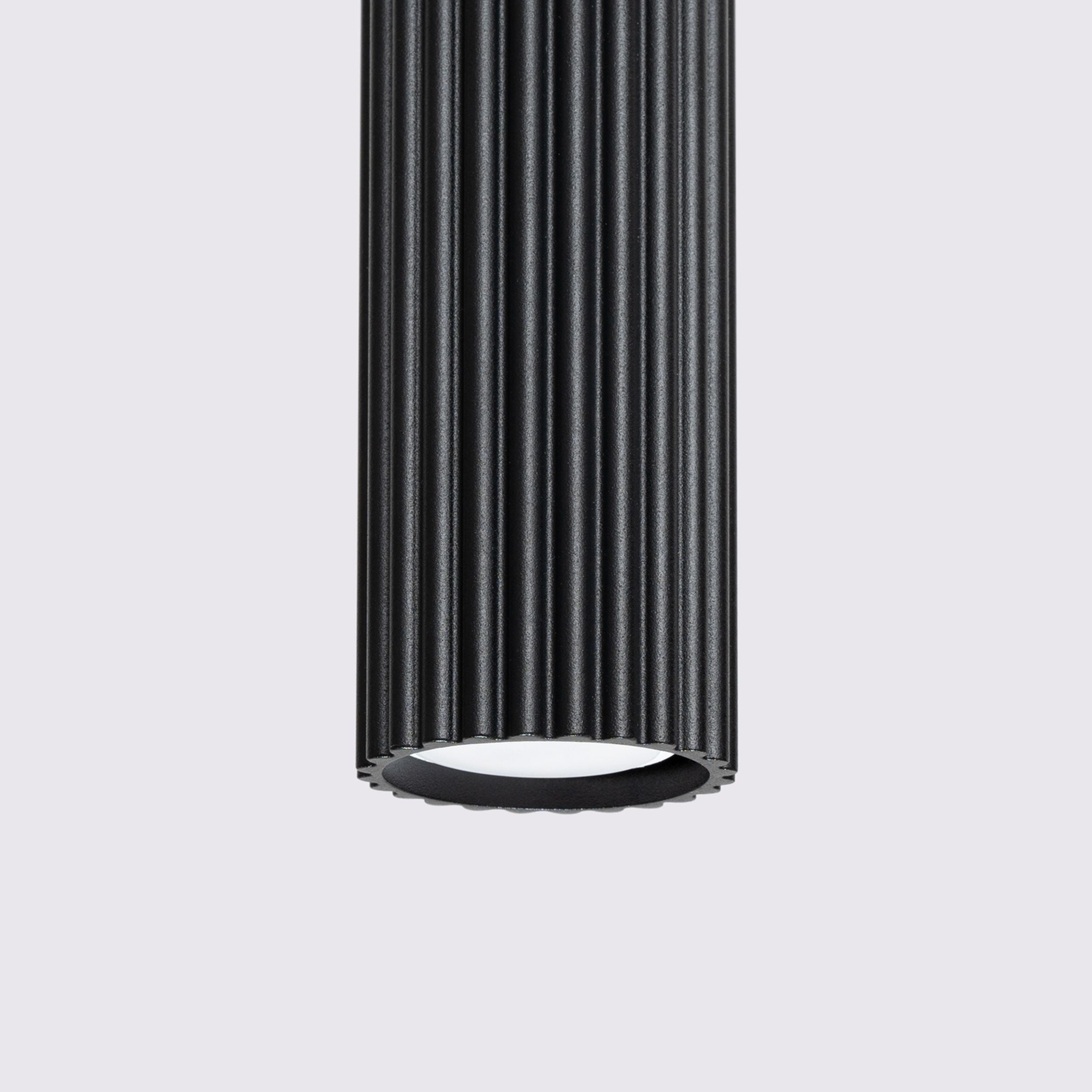 Lampa wisząca Karbon x1 czarna