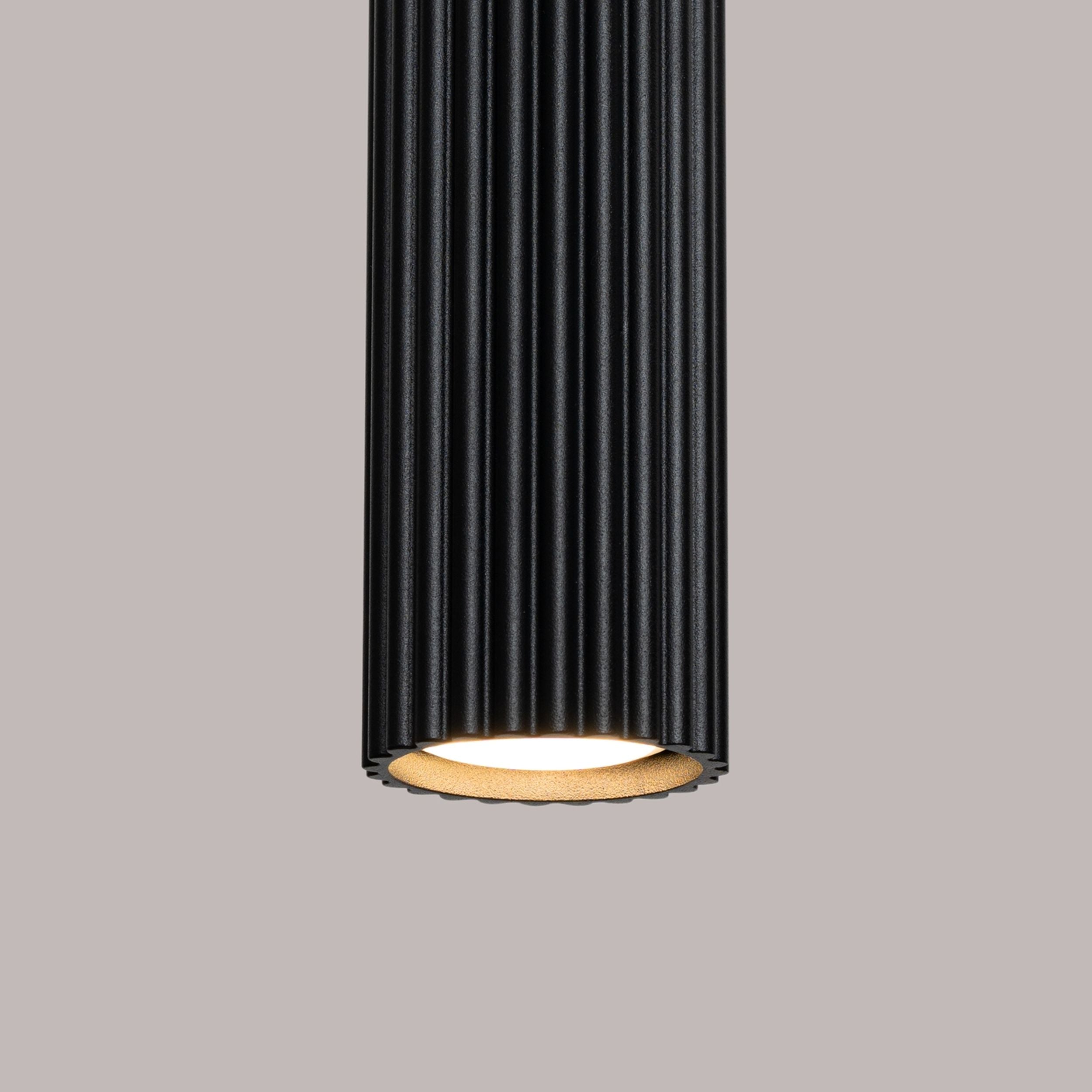 Lampa wisząca Karbon x1 czarna