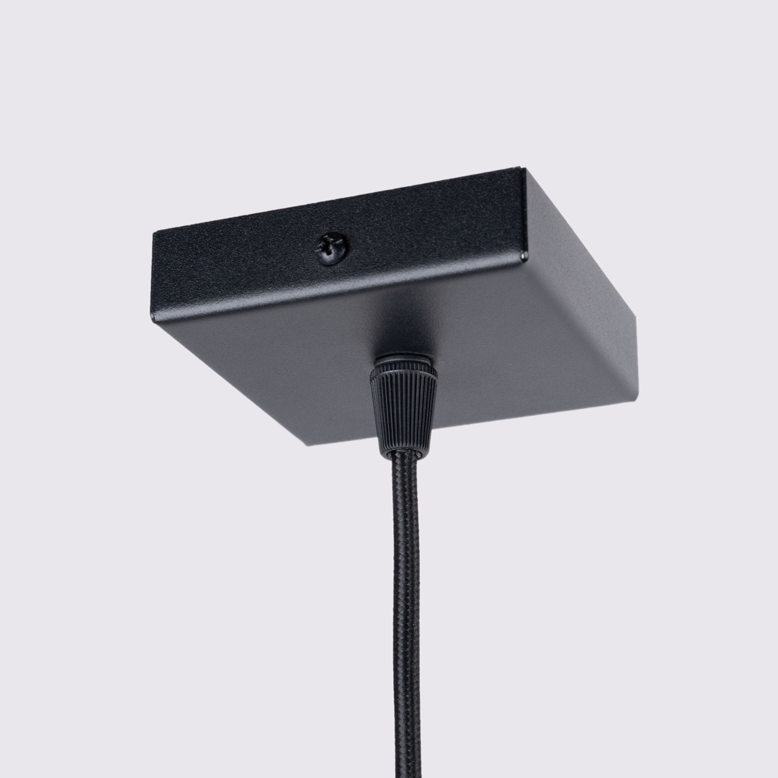 Lampa wisząca Karbon x1 czarna