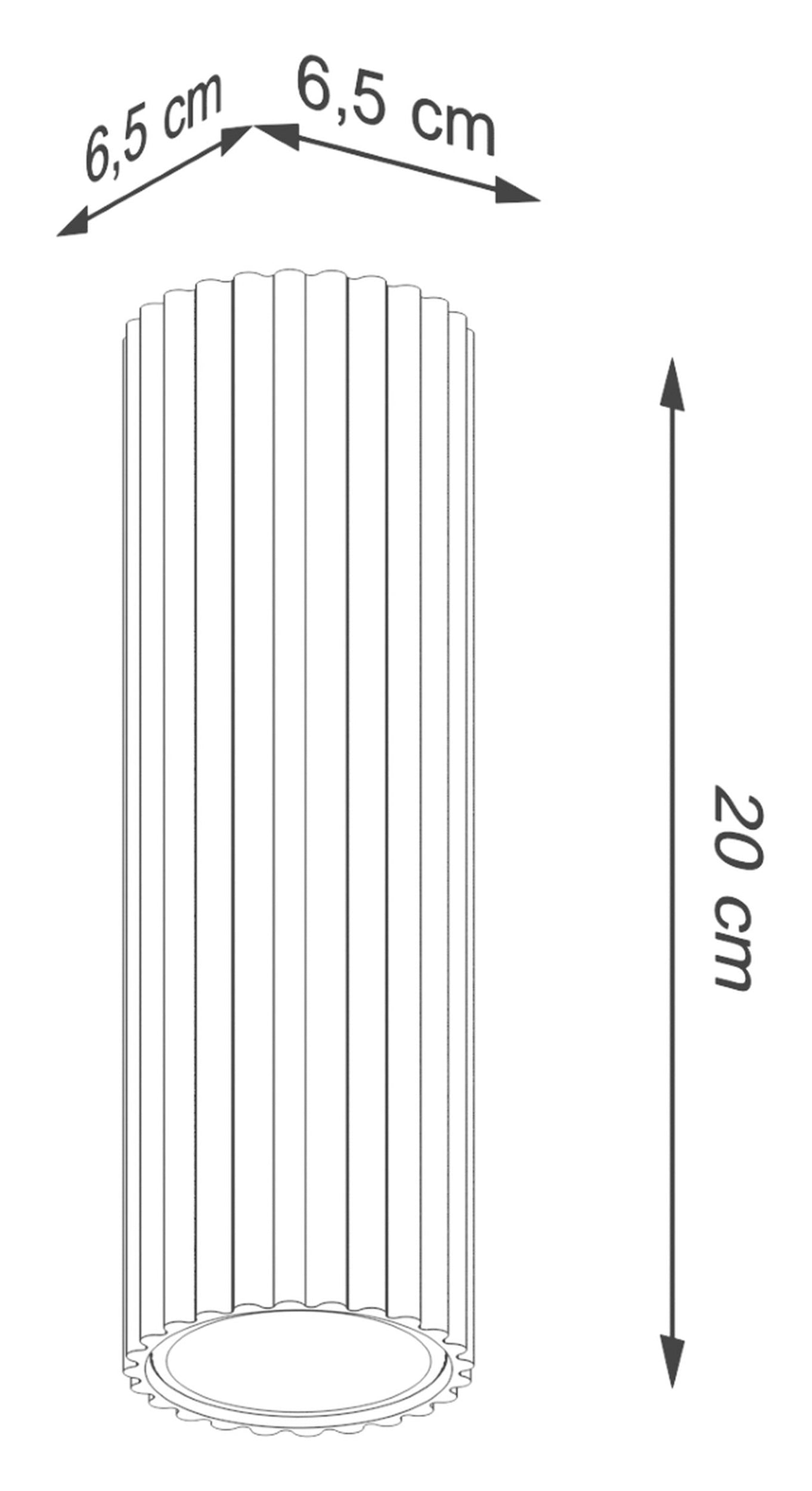 Spot tuba Karbon 20 cm beżowy