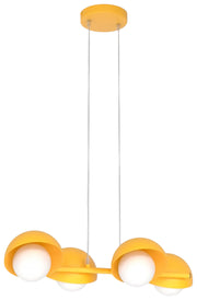 Lampa wisząca Boom x4 pomarańczowa