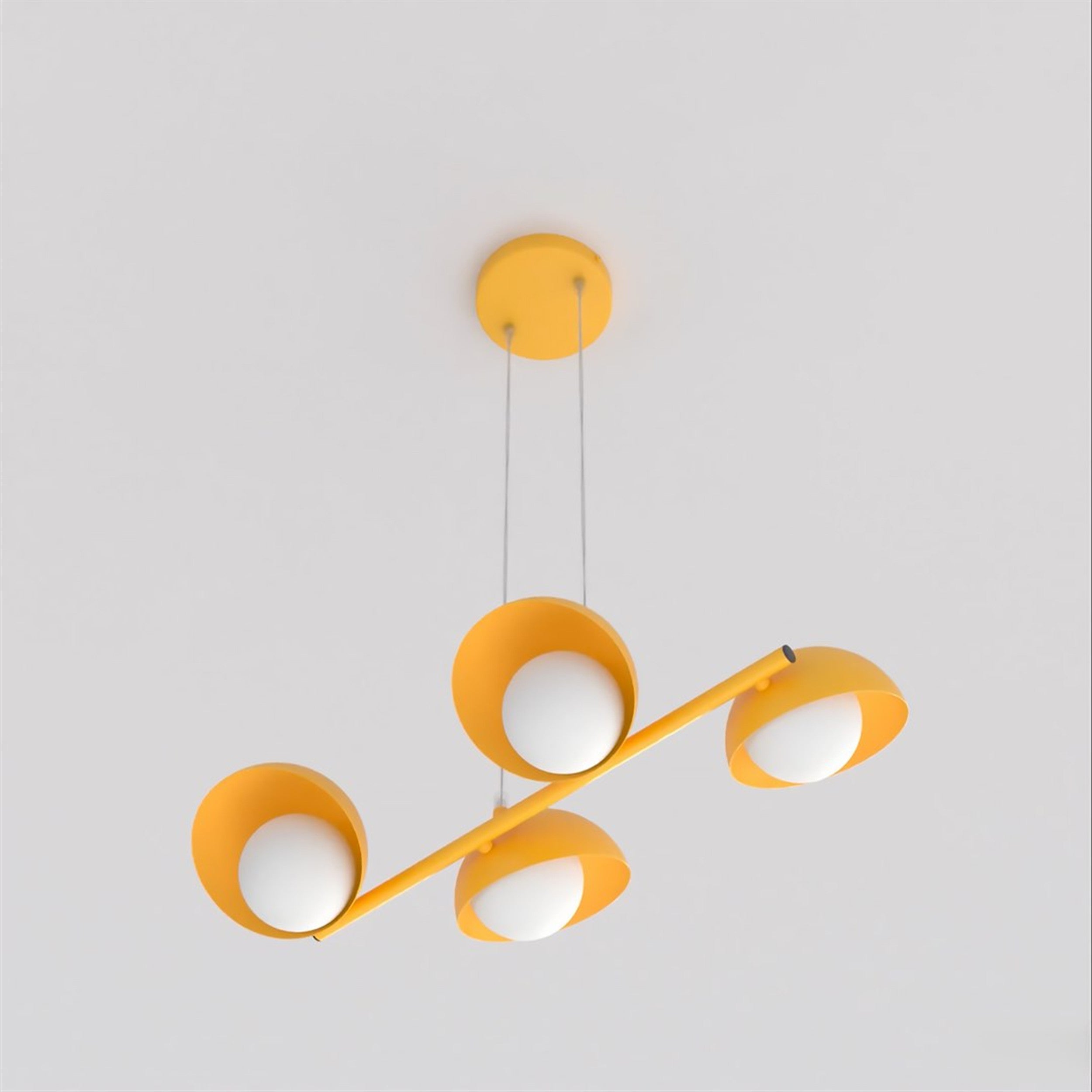 Lampa wisząca Boom x4 pomarańczowa