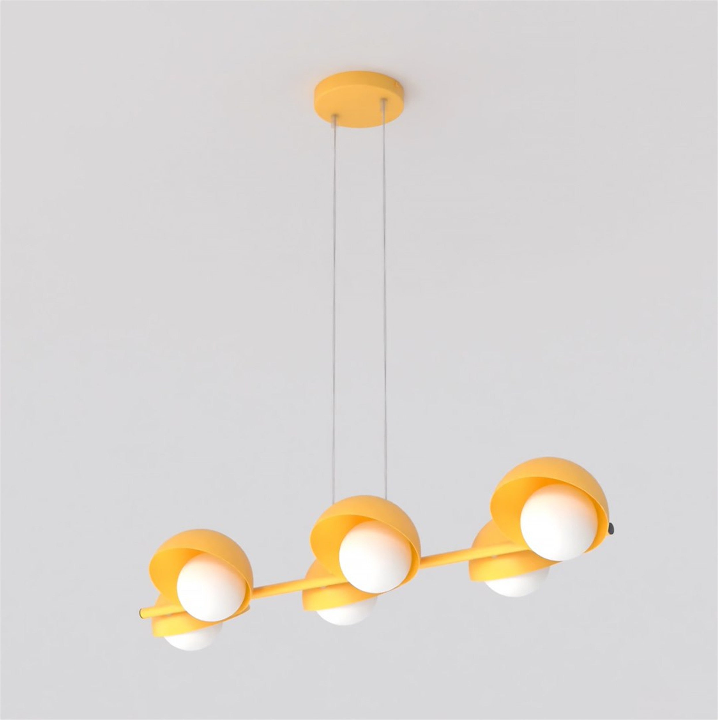 Lampa wisząca Boom x6 pomarańczowa