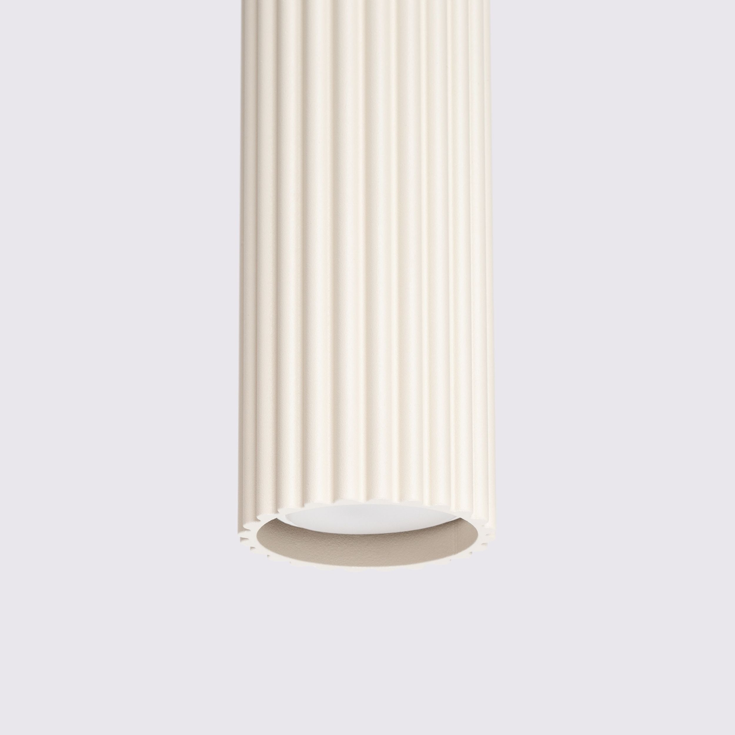 Lampa wisząca Karbon x3 beżowa