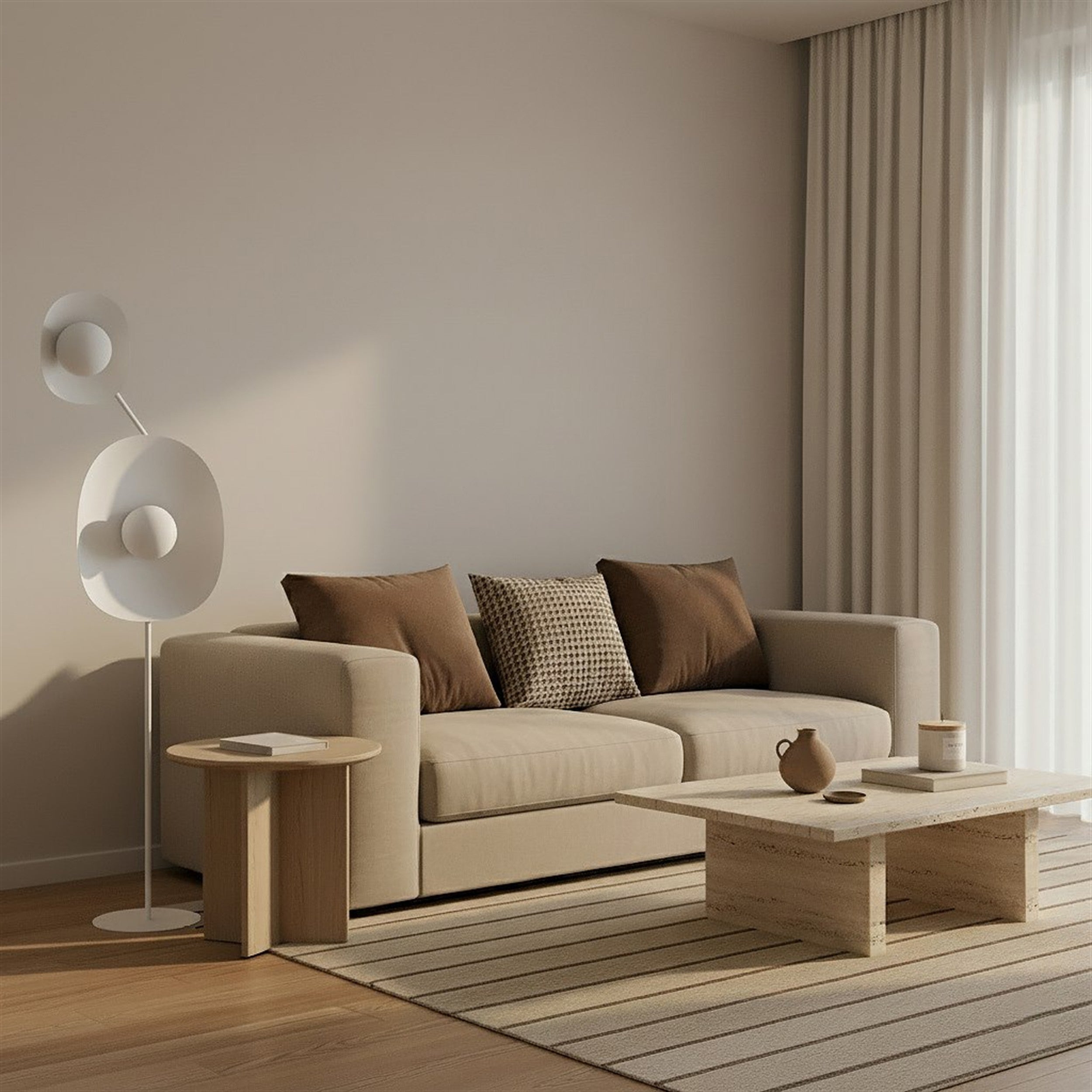 Lampa podłogowa Delulu x2 biała