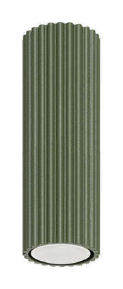 Plafon Karbon 20 cm oliwkowy