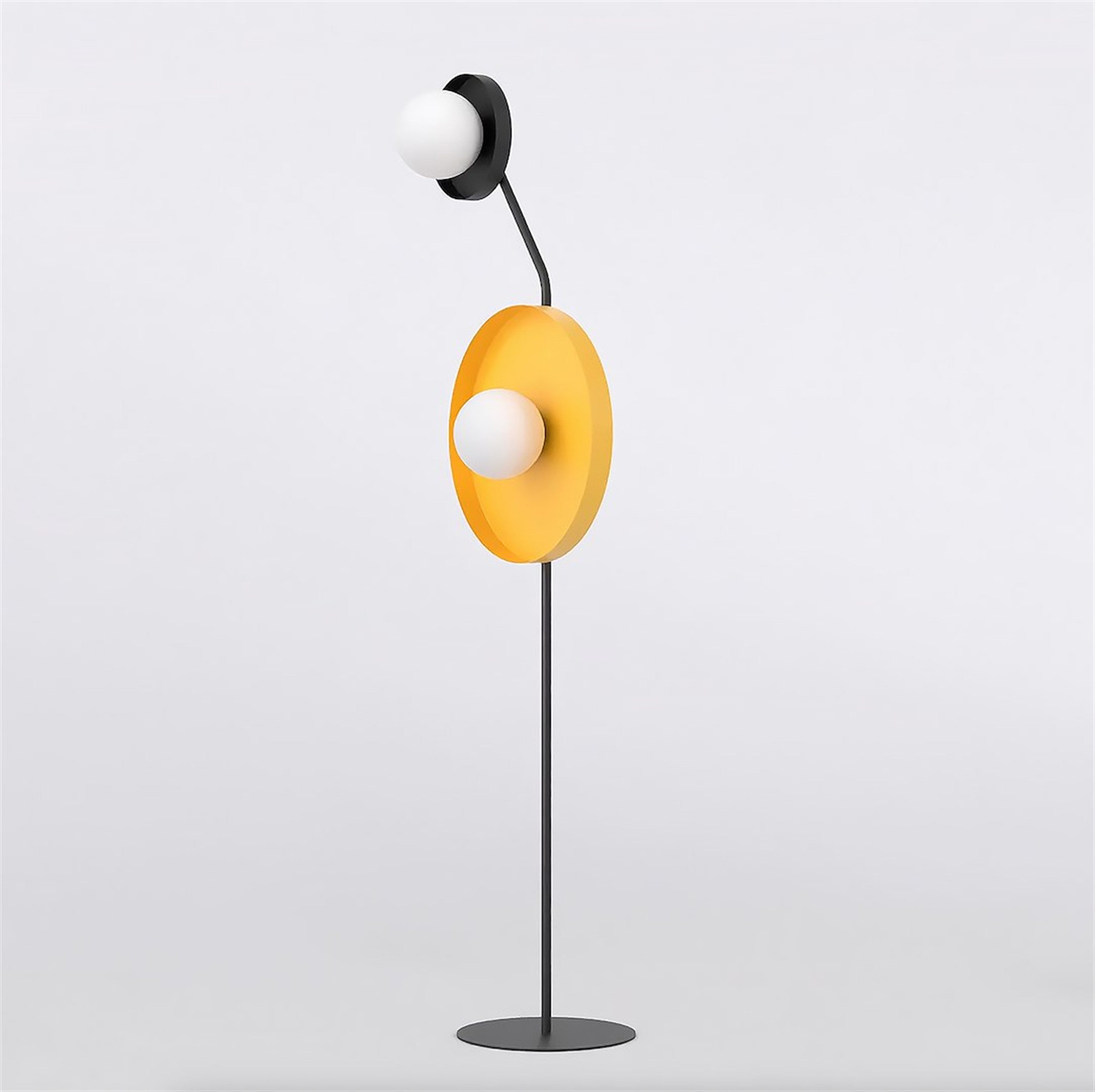 Lampa podłogowa Kiss x2 pomarańczowa