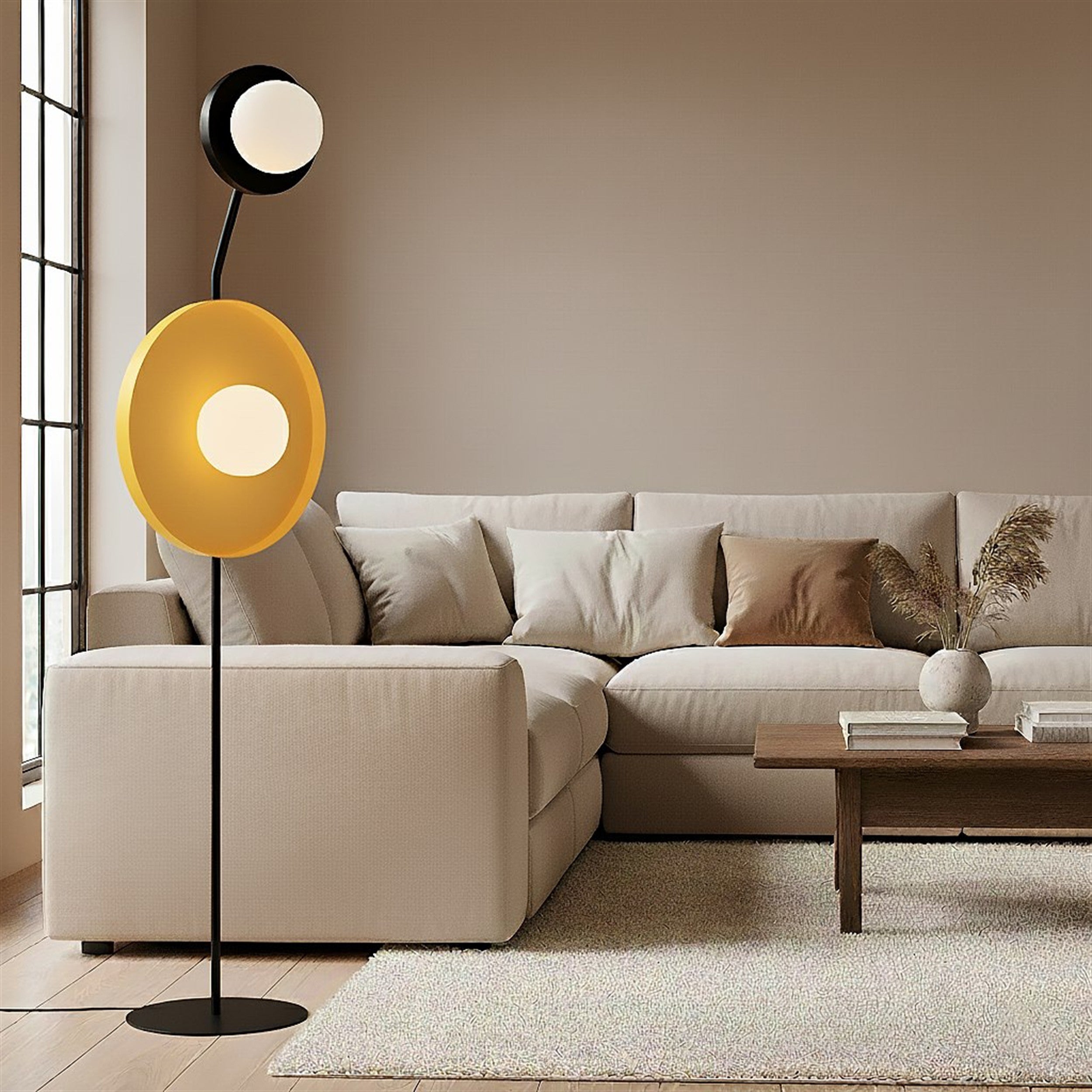 Lampa podłogowa Kiss x2 pomarańczowa