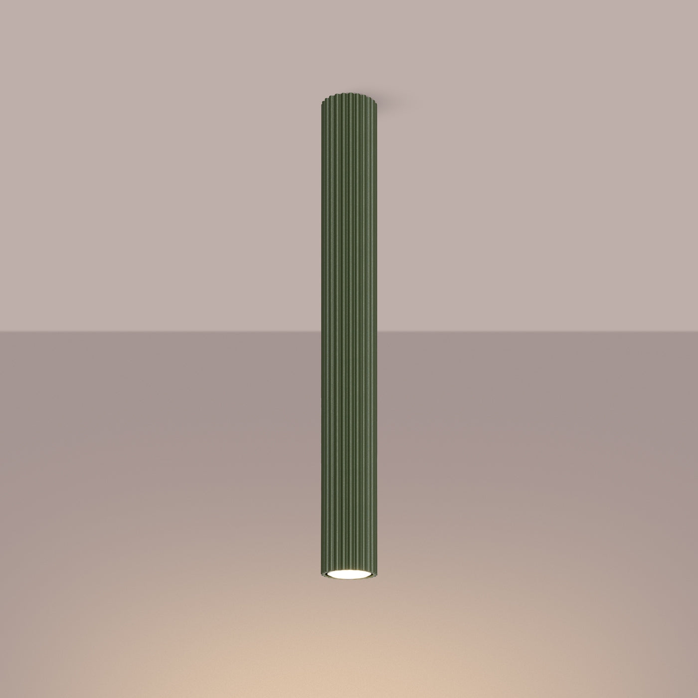 Spot tuba Karbon 60 cm zielony oliwkowy