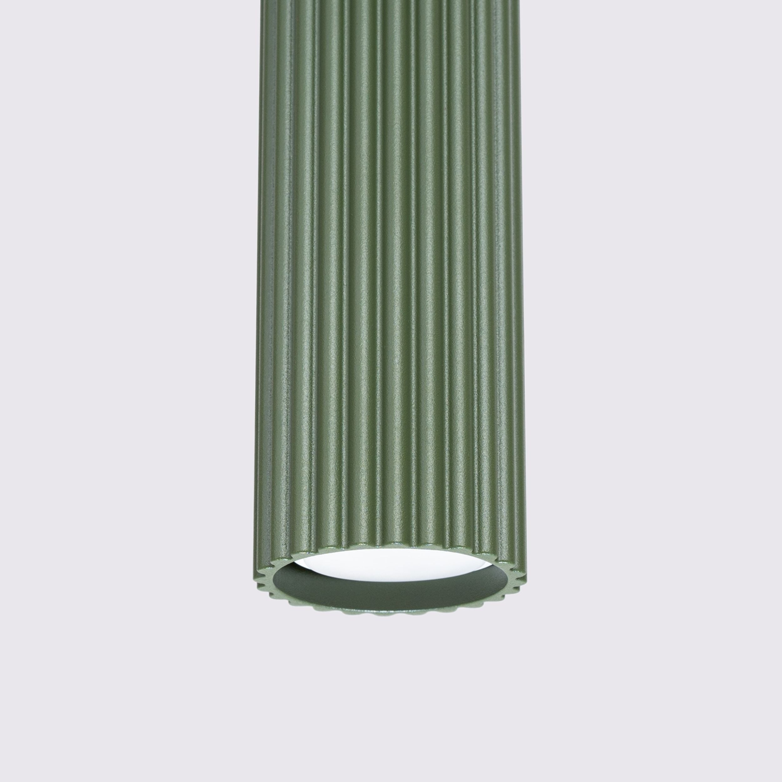 Lampa wisząca Karbon x1 oliwkowa