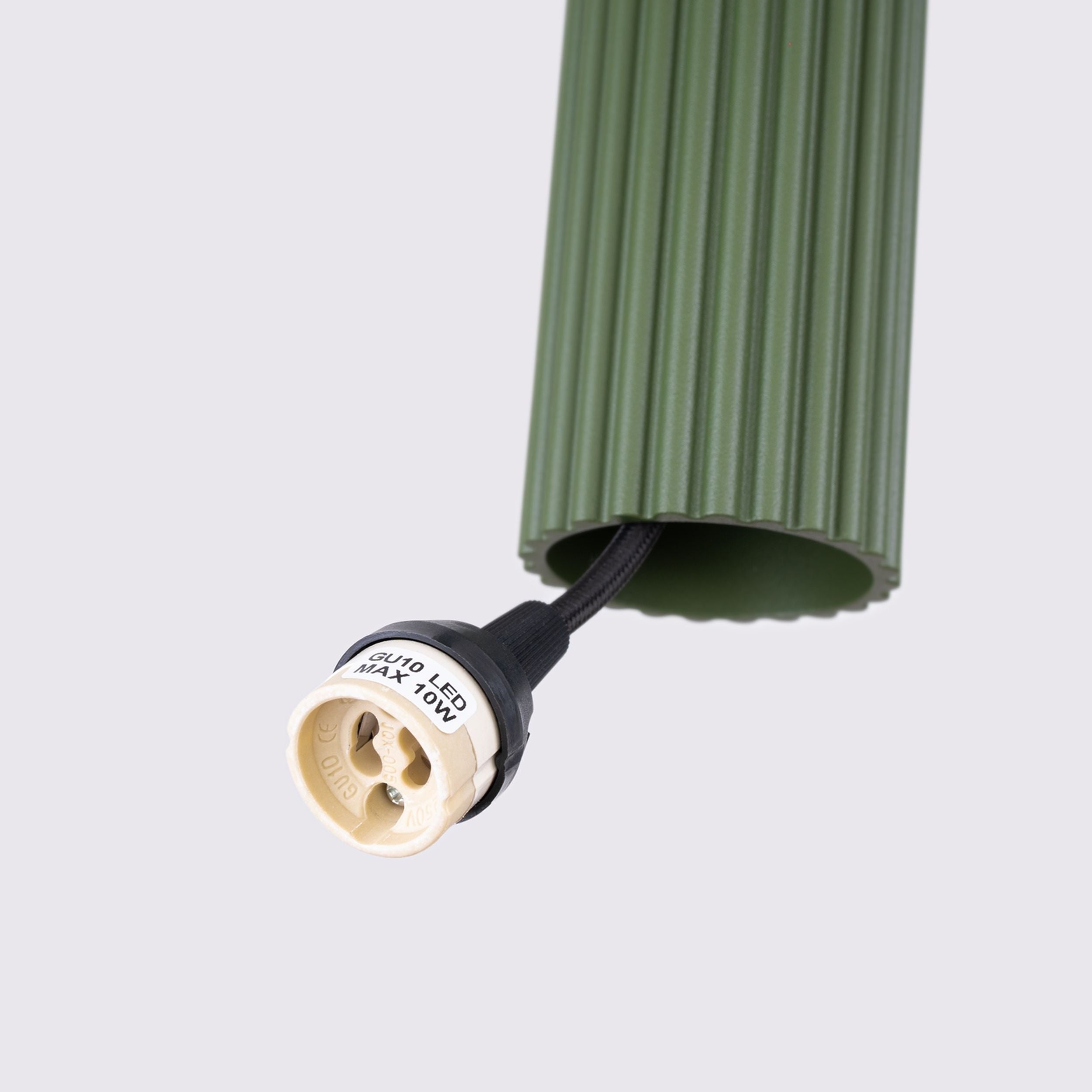 Lampa wisząca Karbon x1 oliwkowa