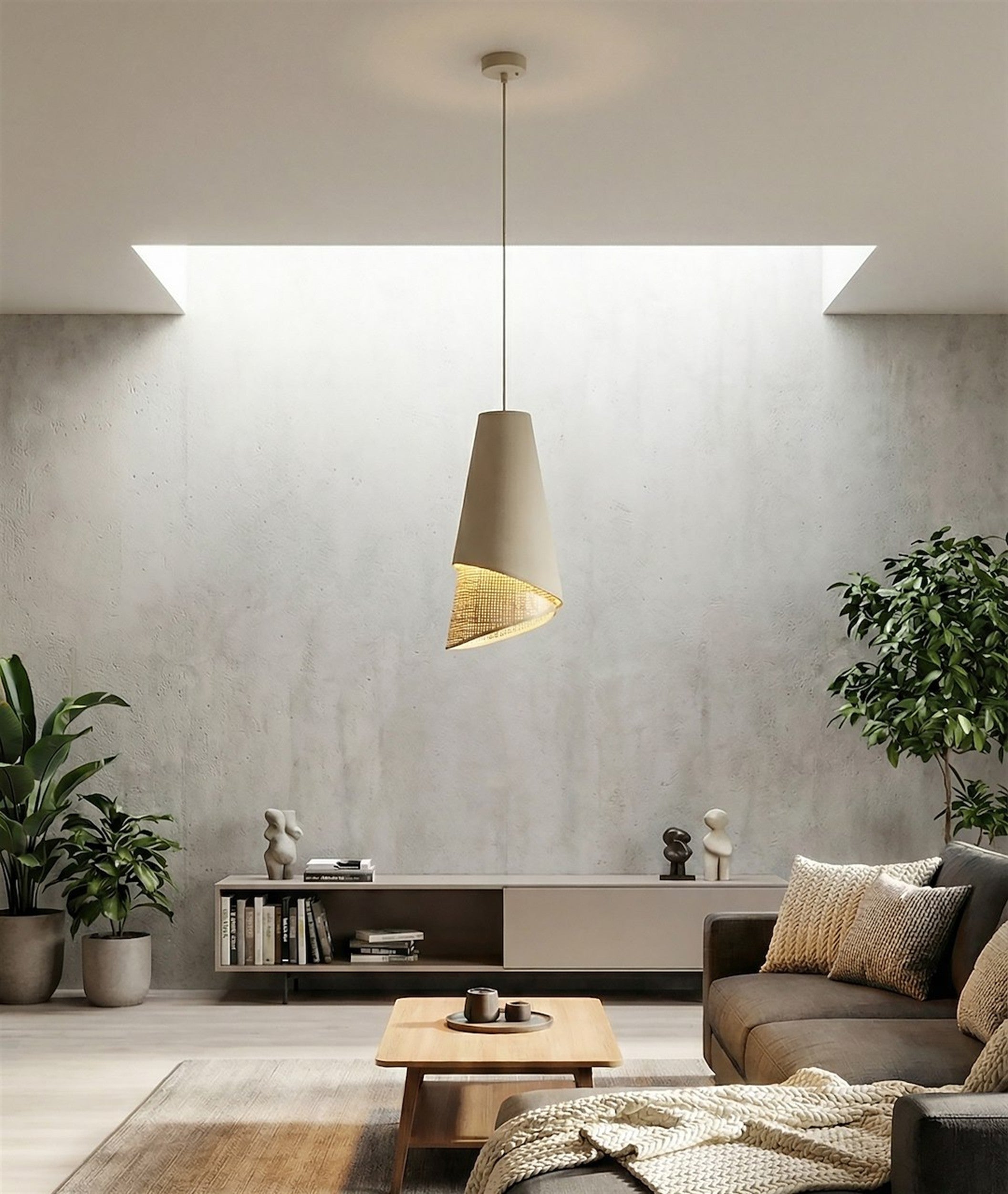 Lampa wisząca Moda x1 rattan