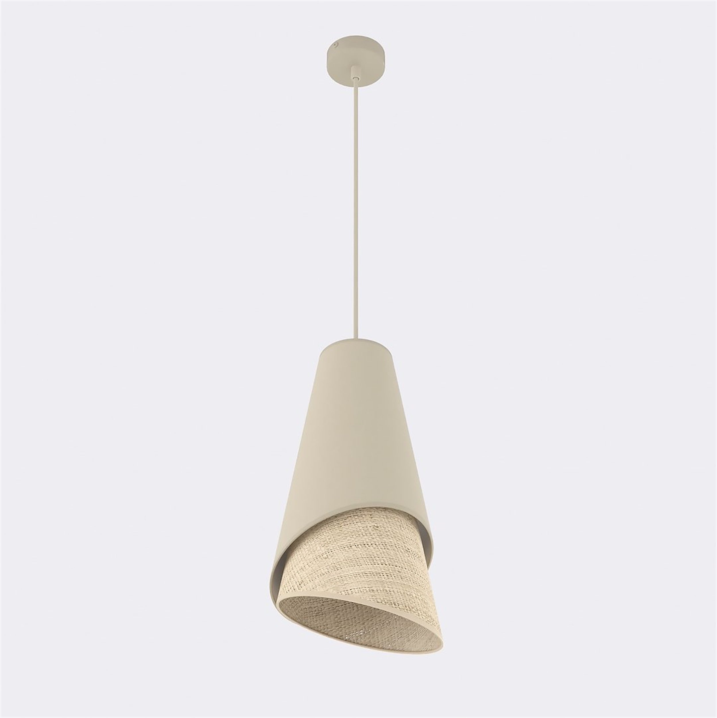 Lampa wisząca Moda x1 rattan