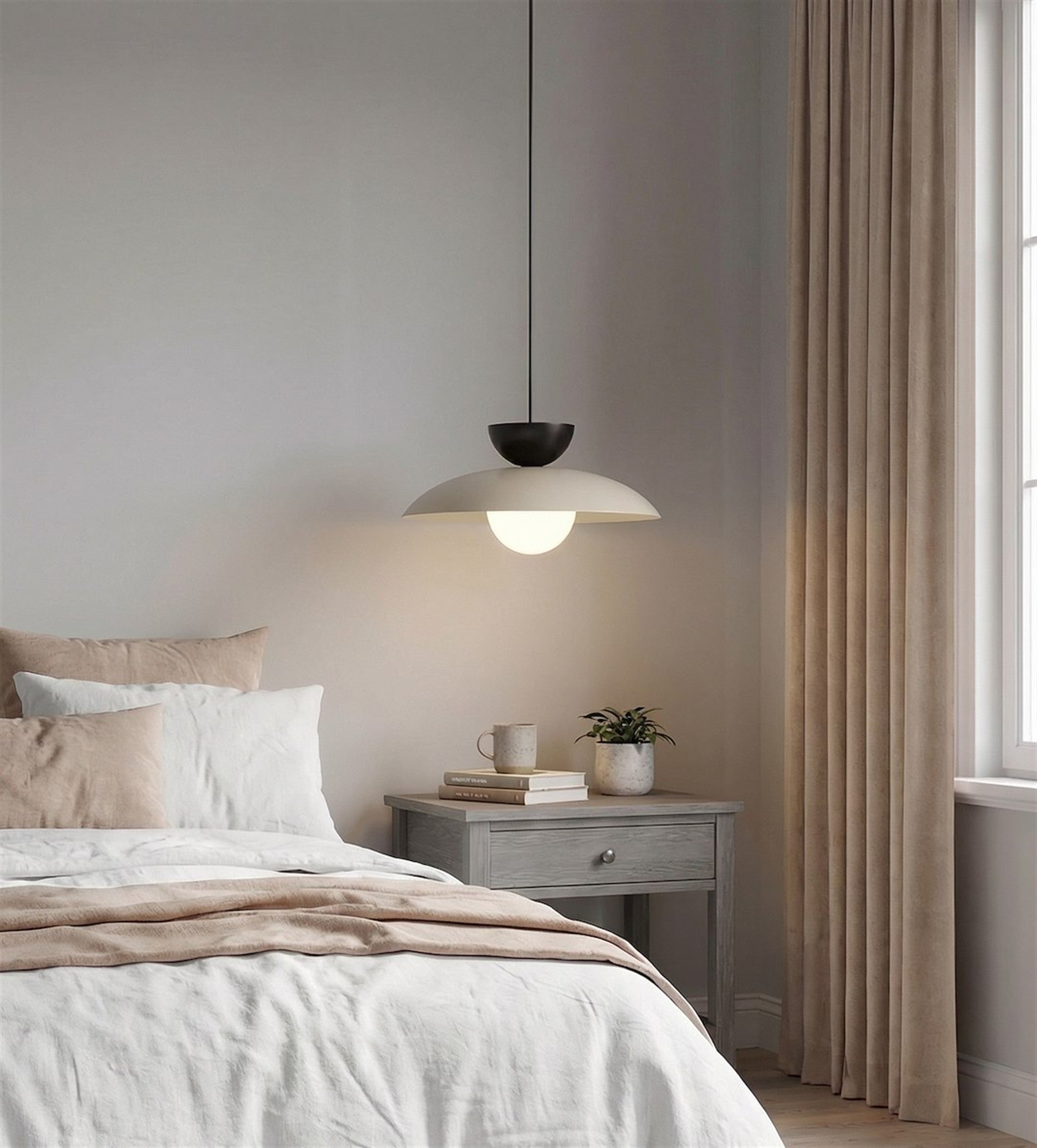 Lampa wisząca Mulan mokka