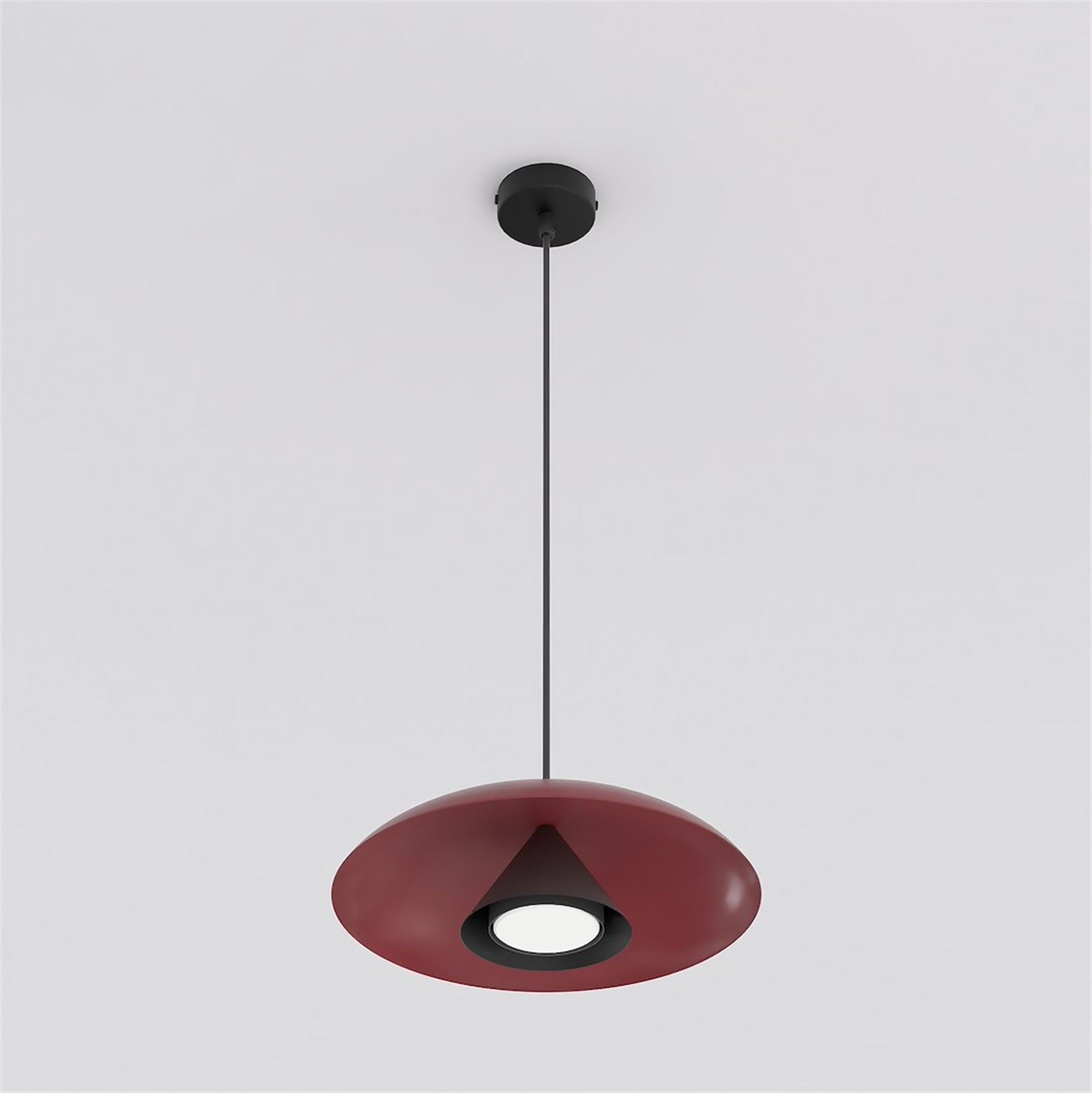 Lampa wisząca Babel burgundowa