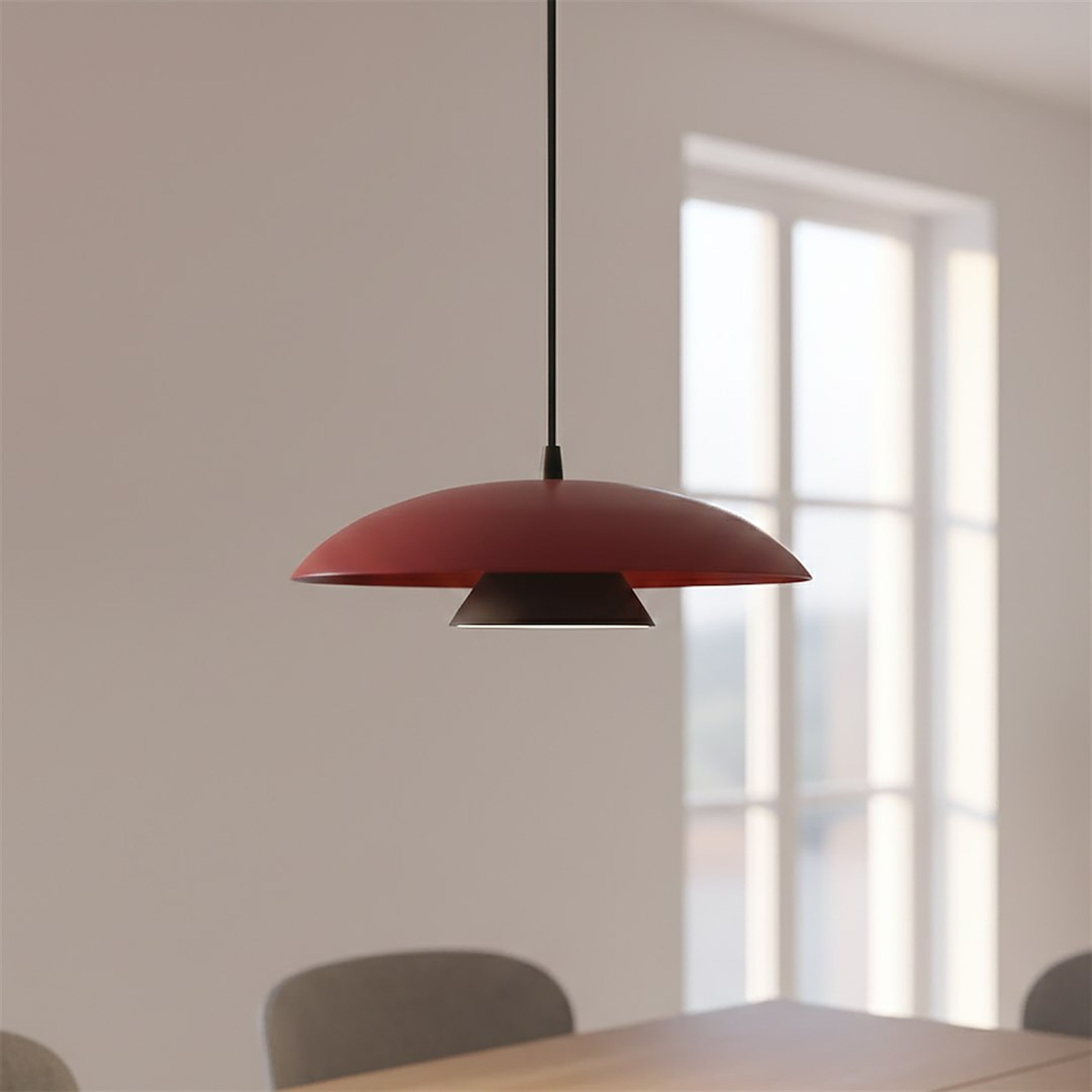 Lampa wisząca Babel burgundowa