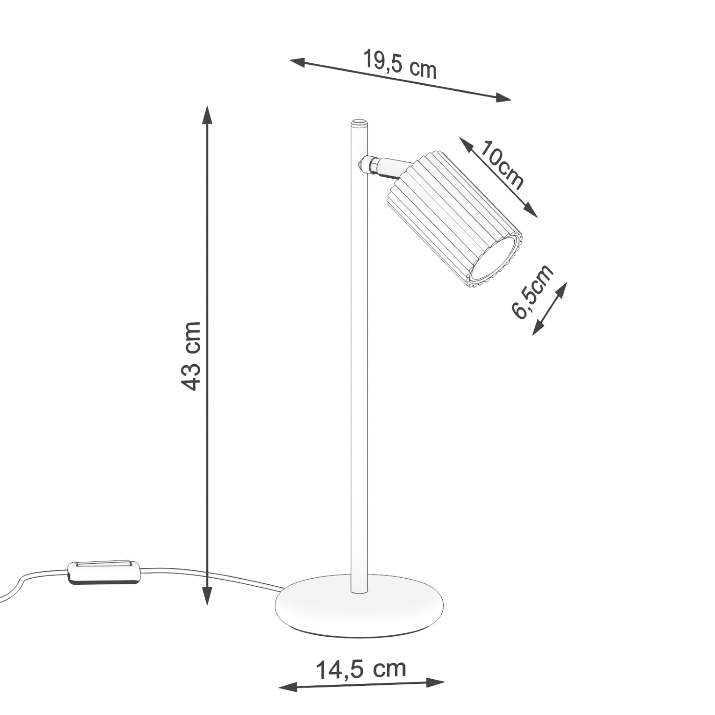 Lampa stołowa Karbon zielona