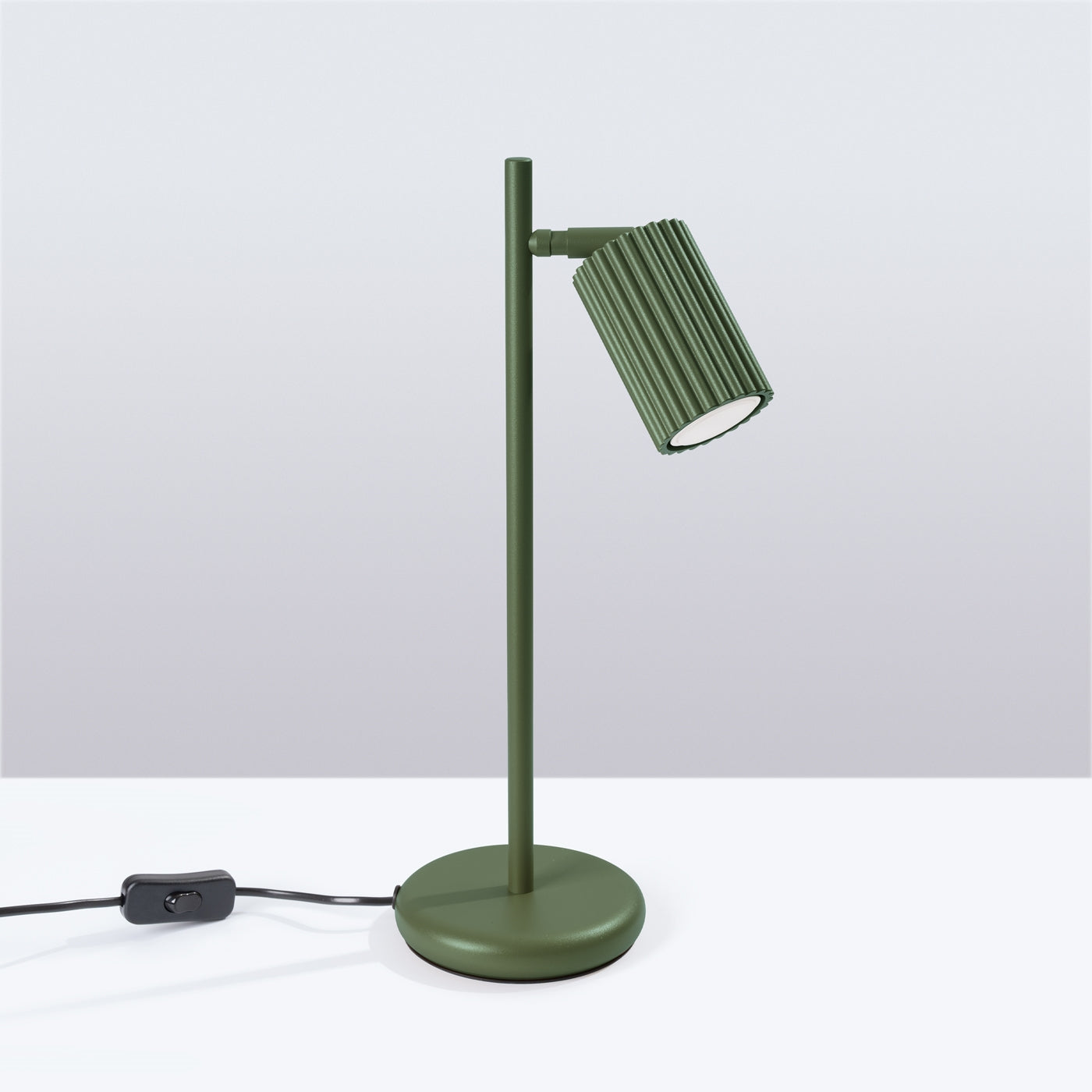 Lampa stołowa Karbon zielona