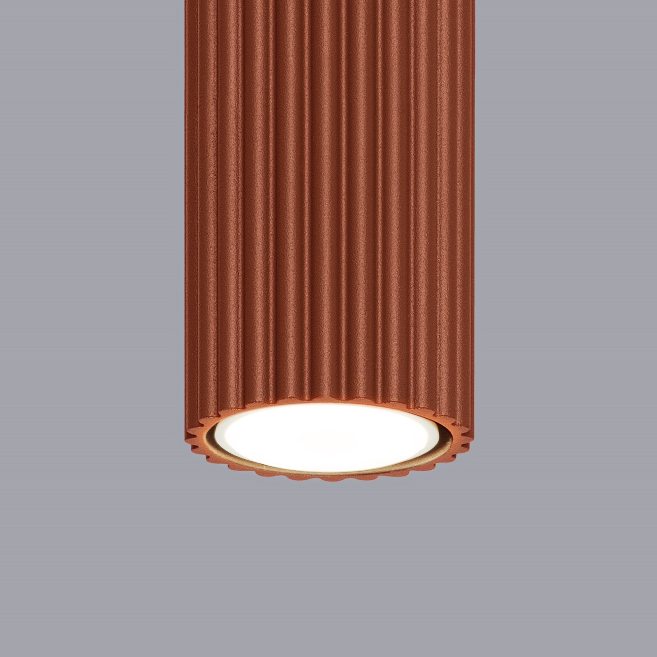 Spot tuba Karbon 10 cm ochra czerwona